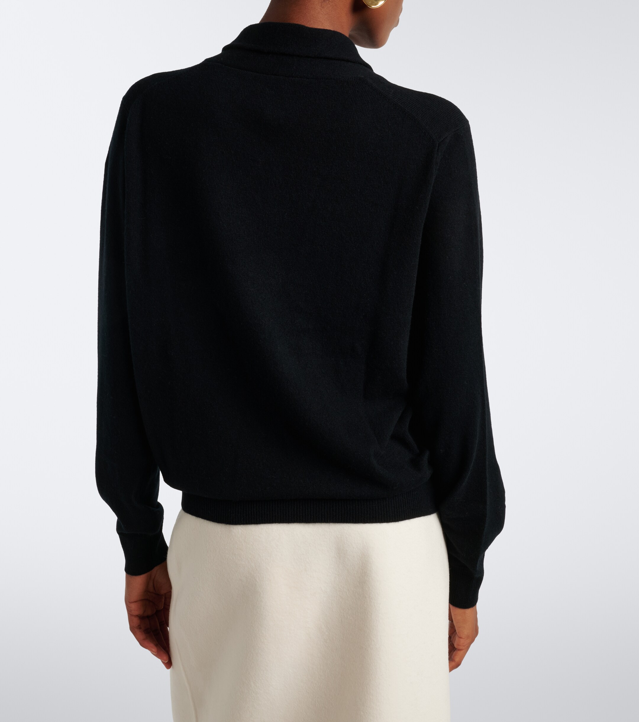 Jardin des Orangers Jardin des Orangers Tie-neck wool and cashmere sweater