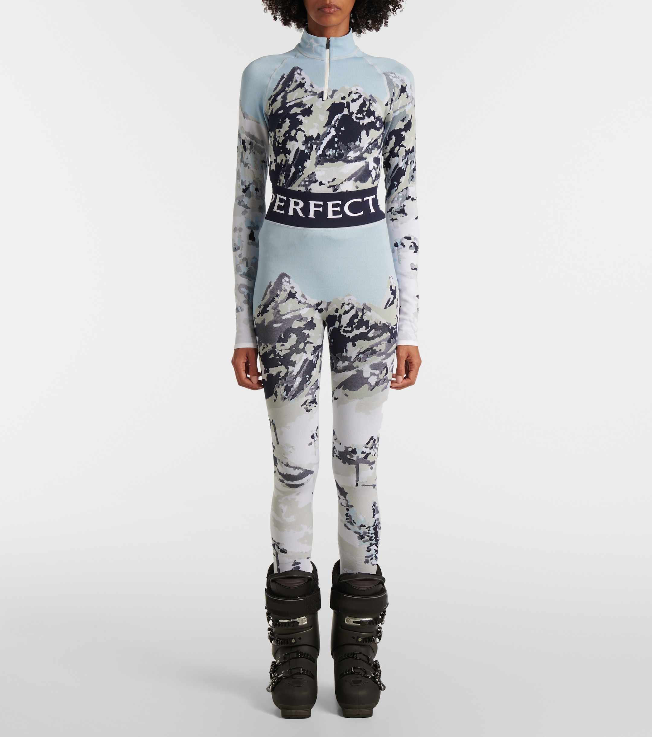 PERFECT MOMENT Perfect Moment High-rise jacquard leggings