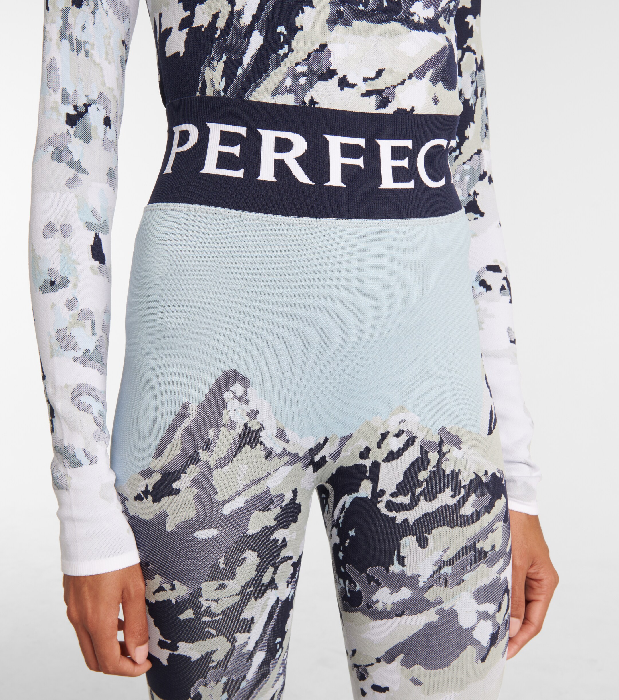 PERFECT MOMENT Perfect Moment High-rise jacquard leggings
