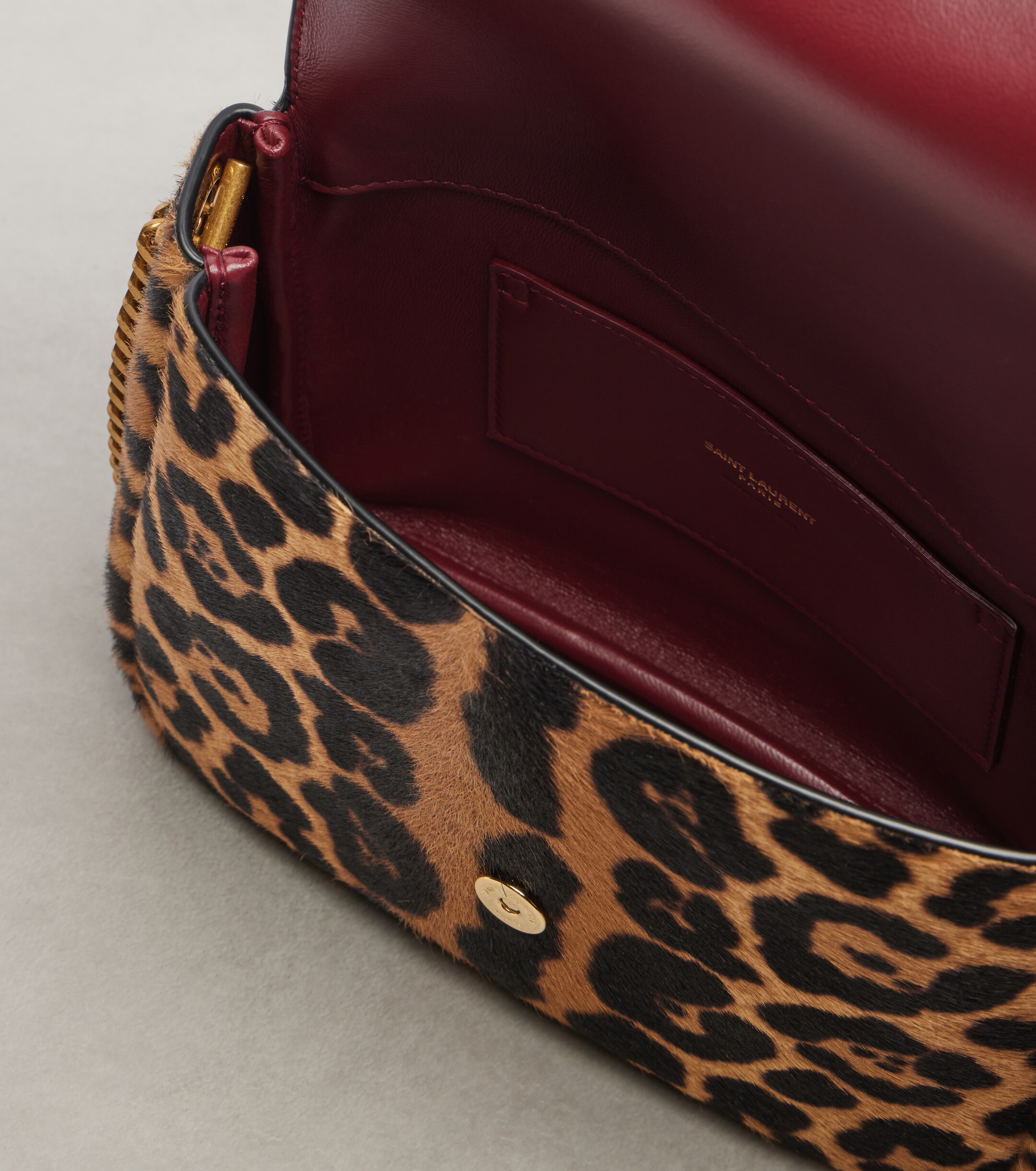 Saint Laurent Kate Supple calf hair shoulder bag