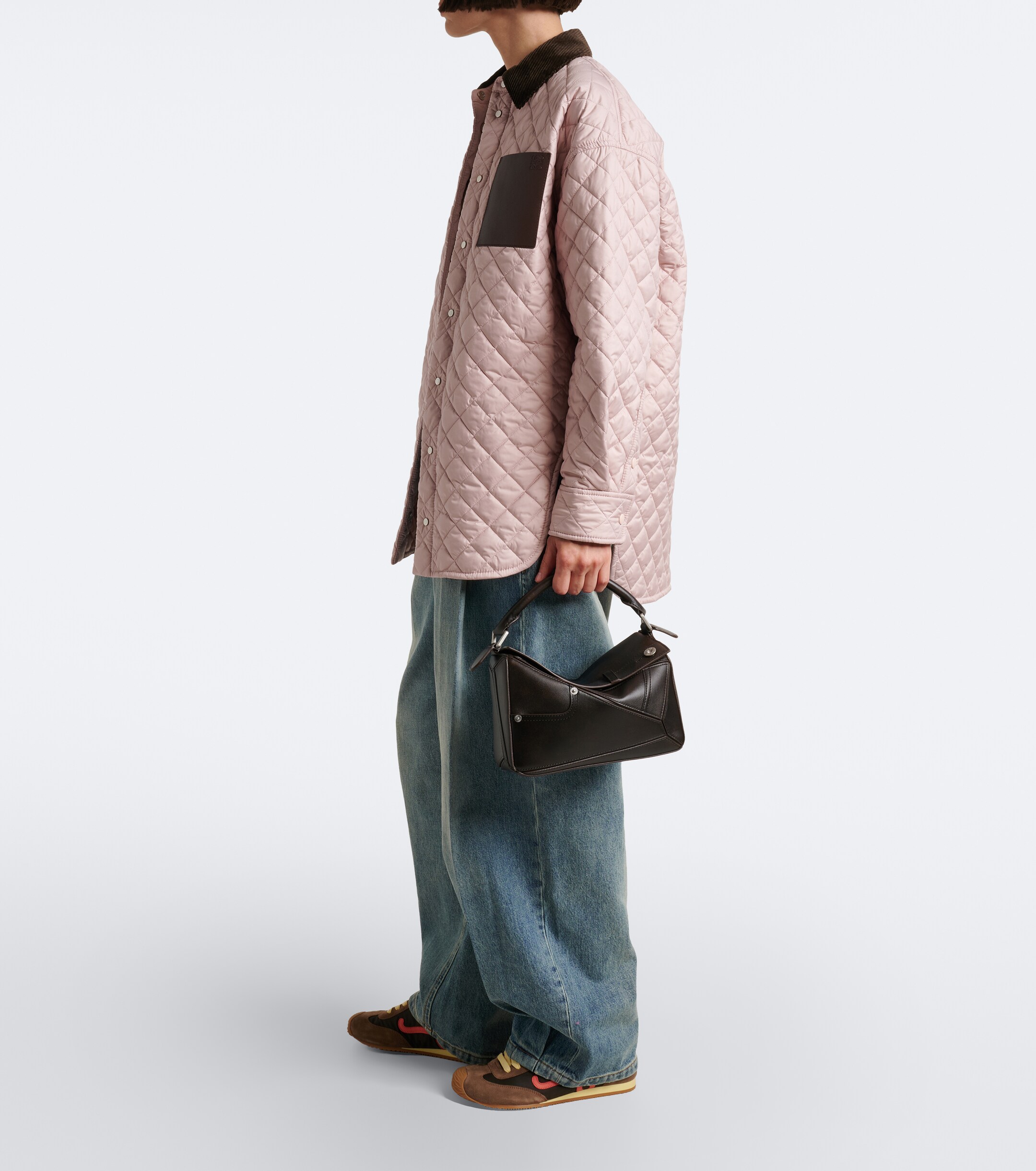 Loewe Puzzle Panta Small leather top-handle bag