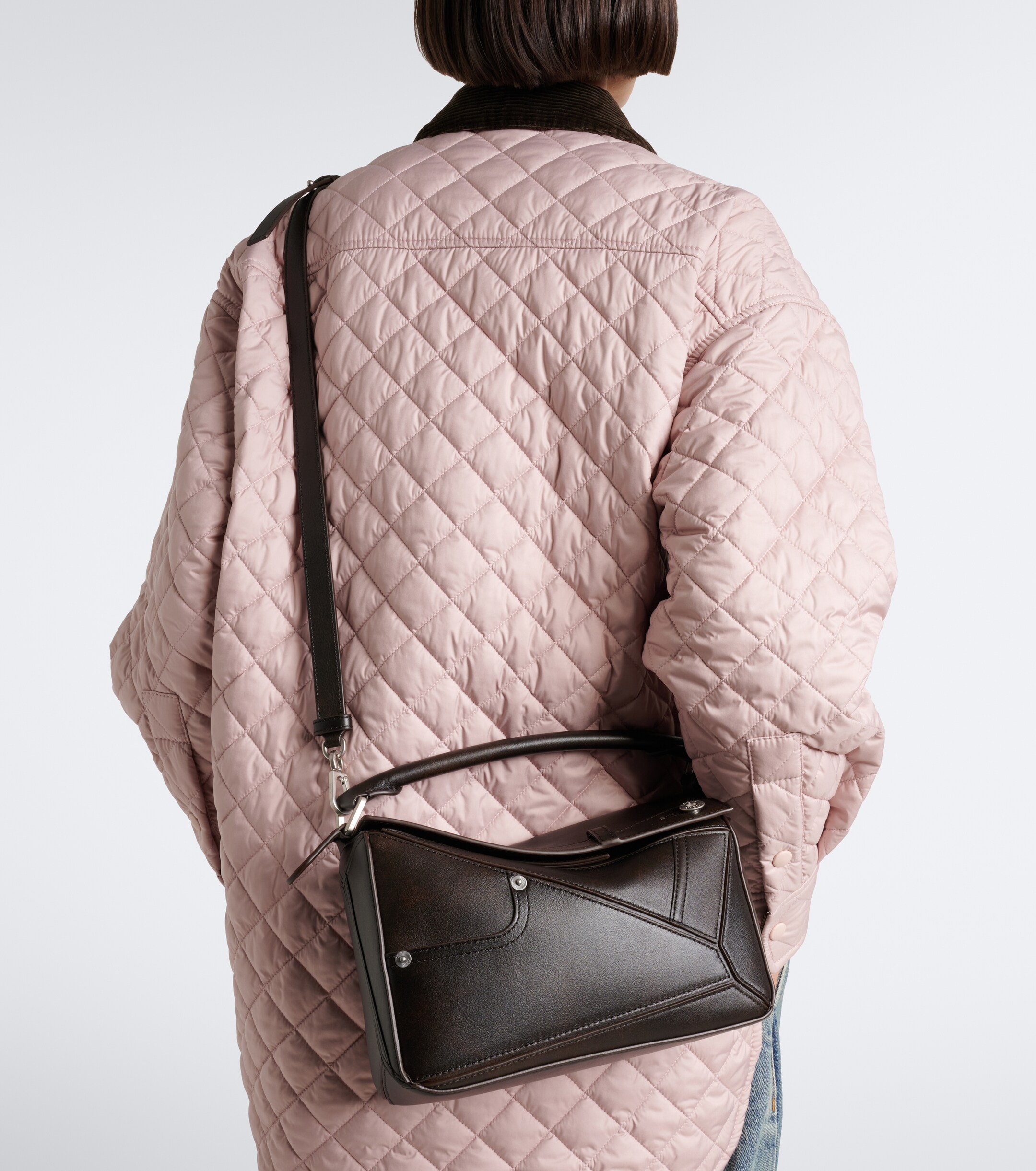 Loewe Puzzle Panta Small leather top-handle bag