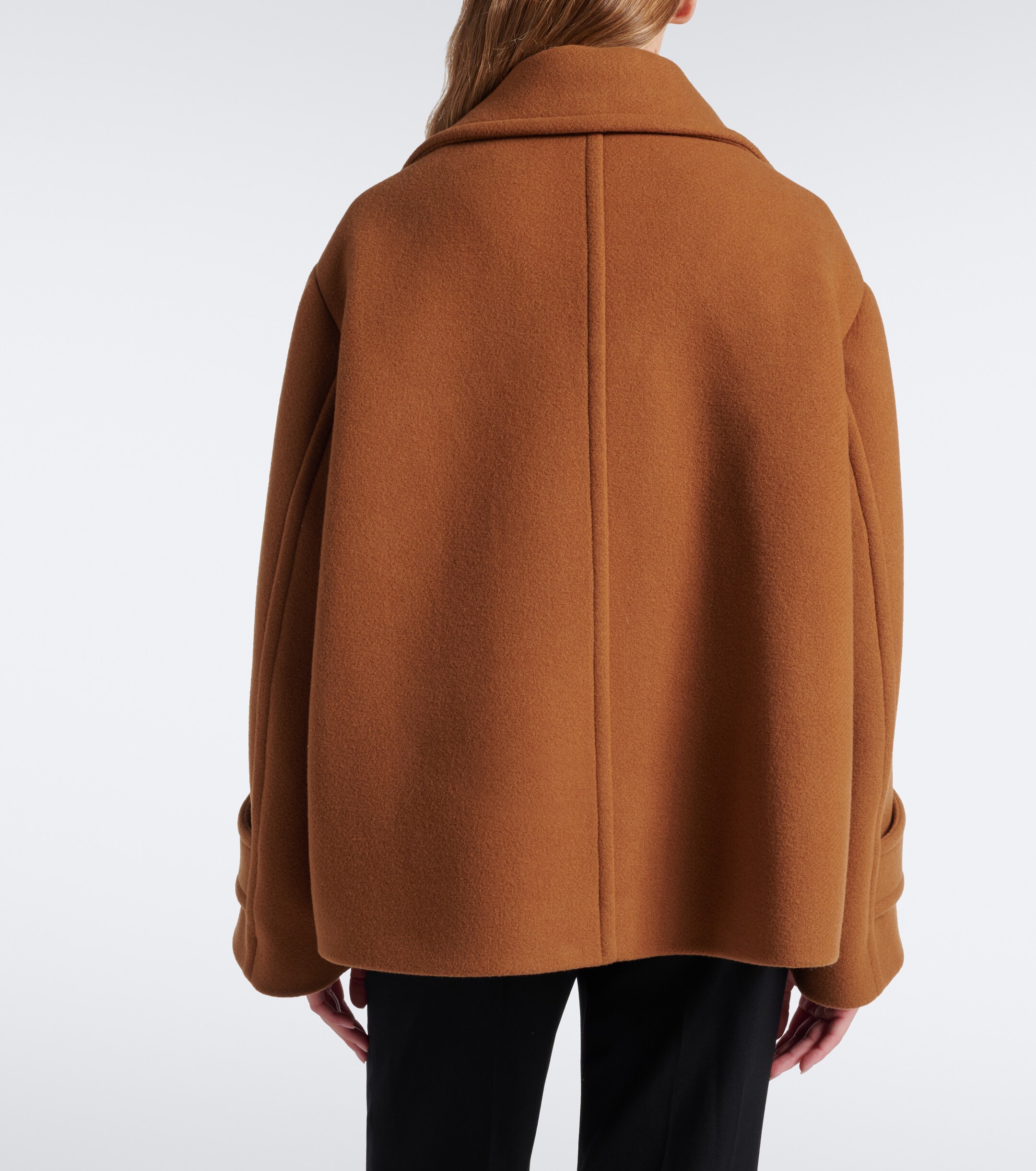 Chloé Chloé Oversized wool-blend peacoat