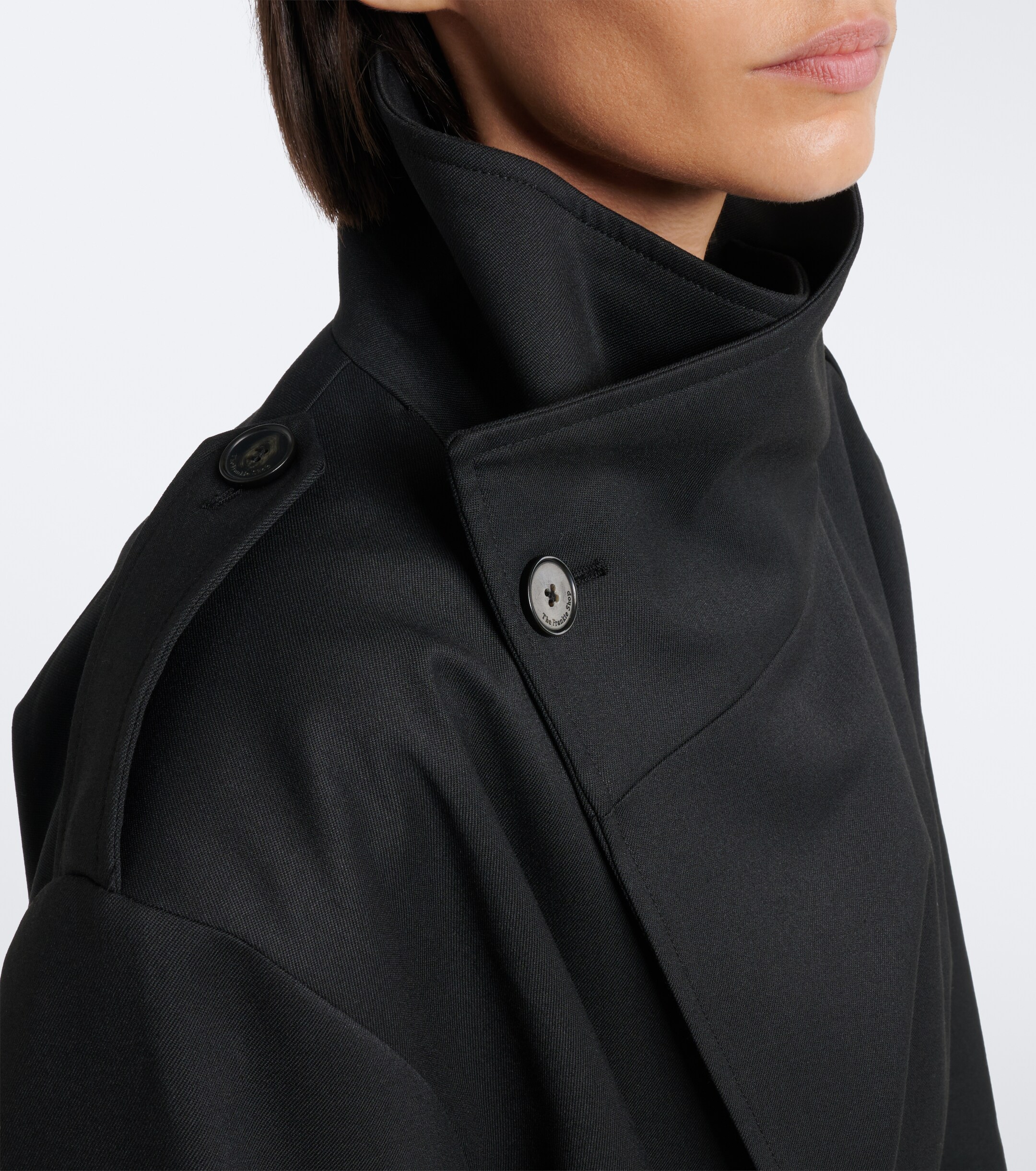 The Frankie Shop The Frankie Shop Tavea belted double-breasted jacket