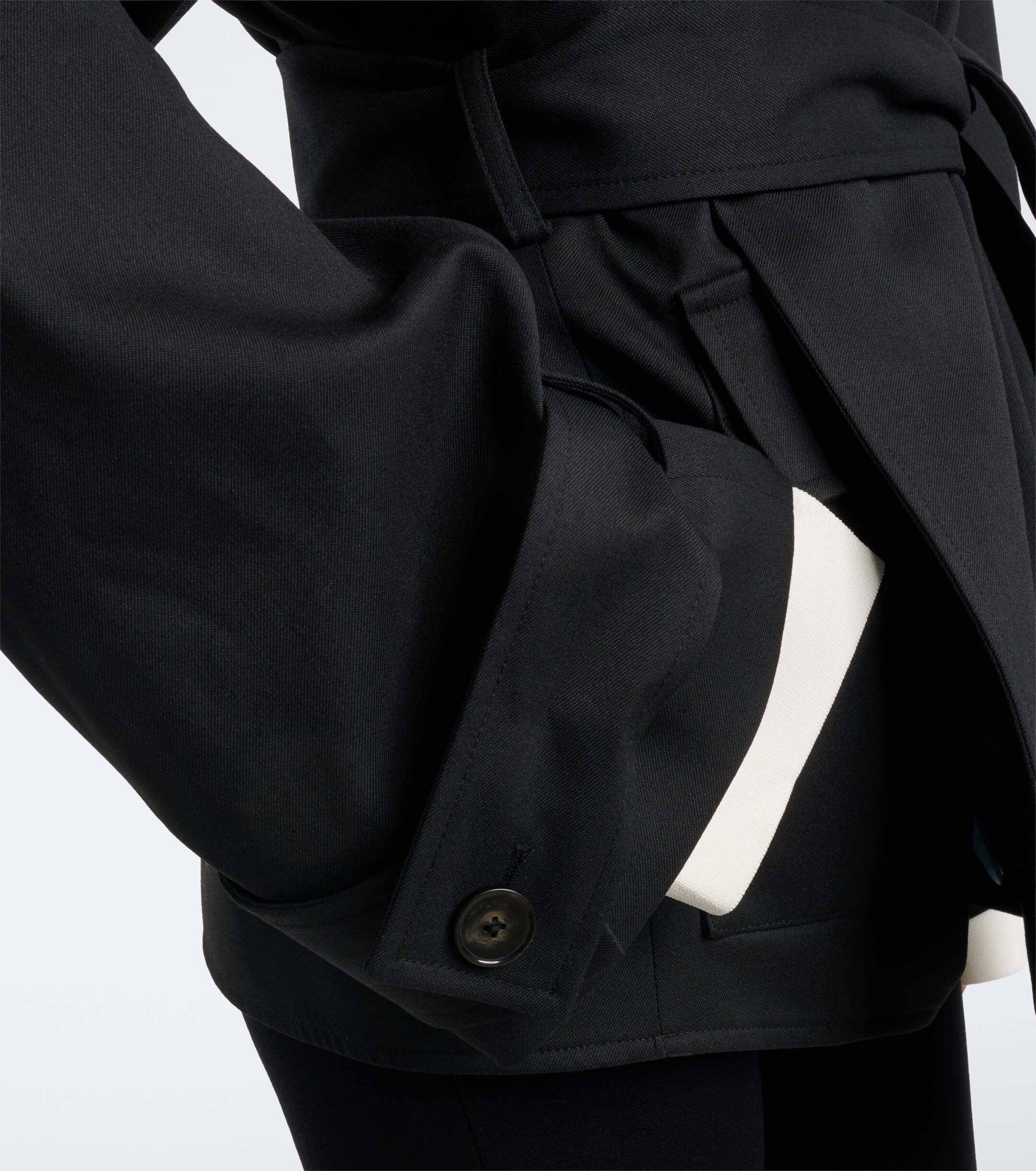The Frankie Shop The Frankie Shop Tavea belted double-breasted jacket