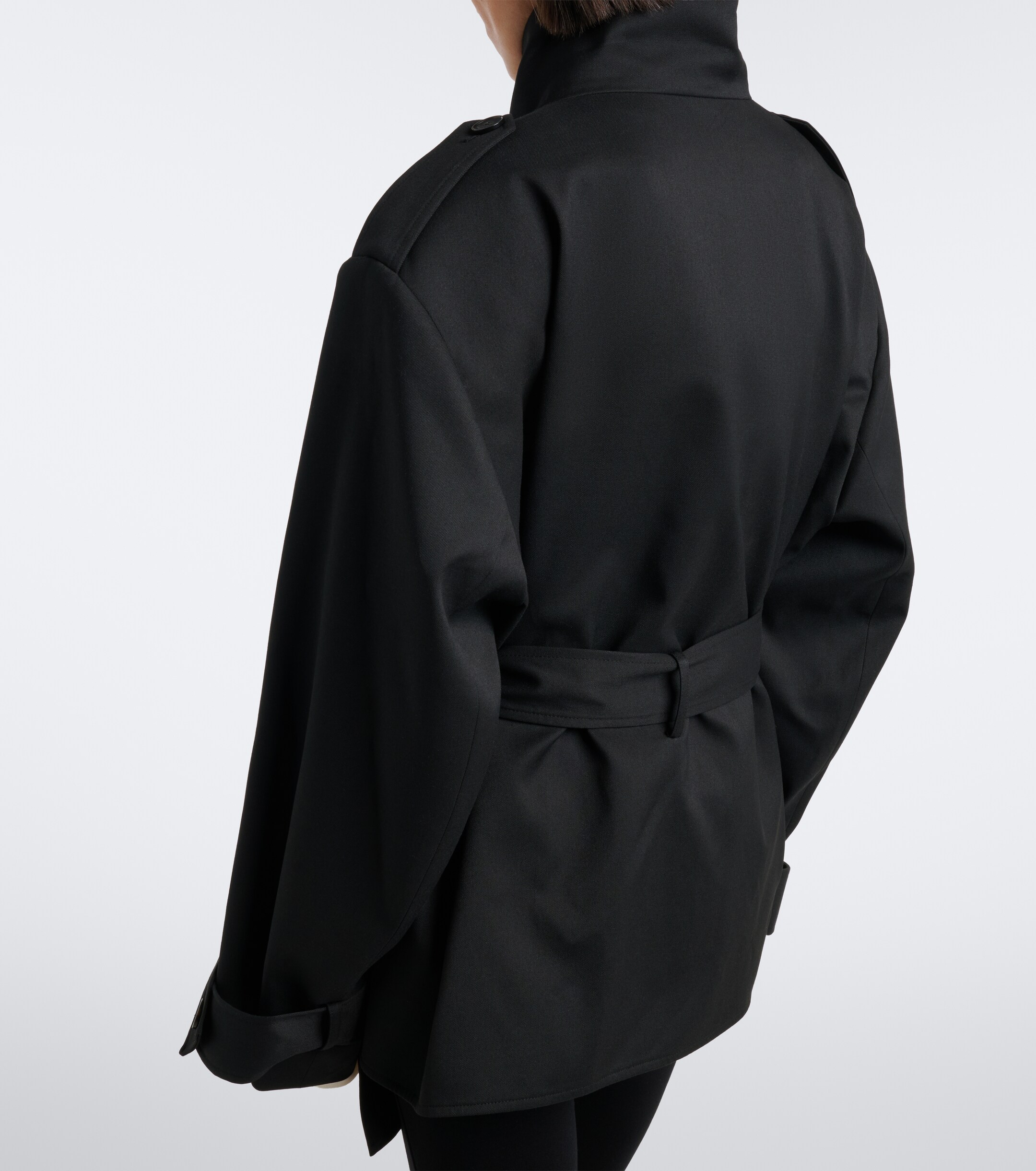 The Frankie Shop The Frankie Shop Tavea belted double-breasted jacket