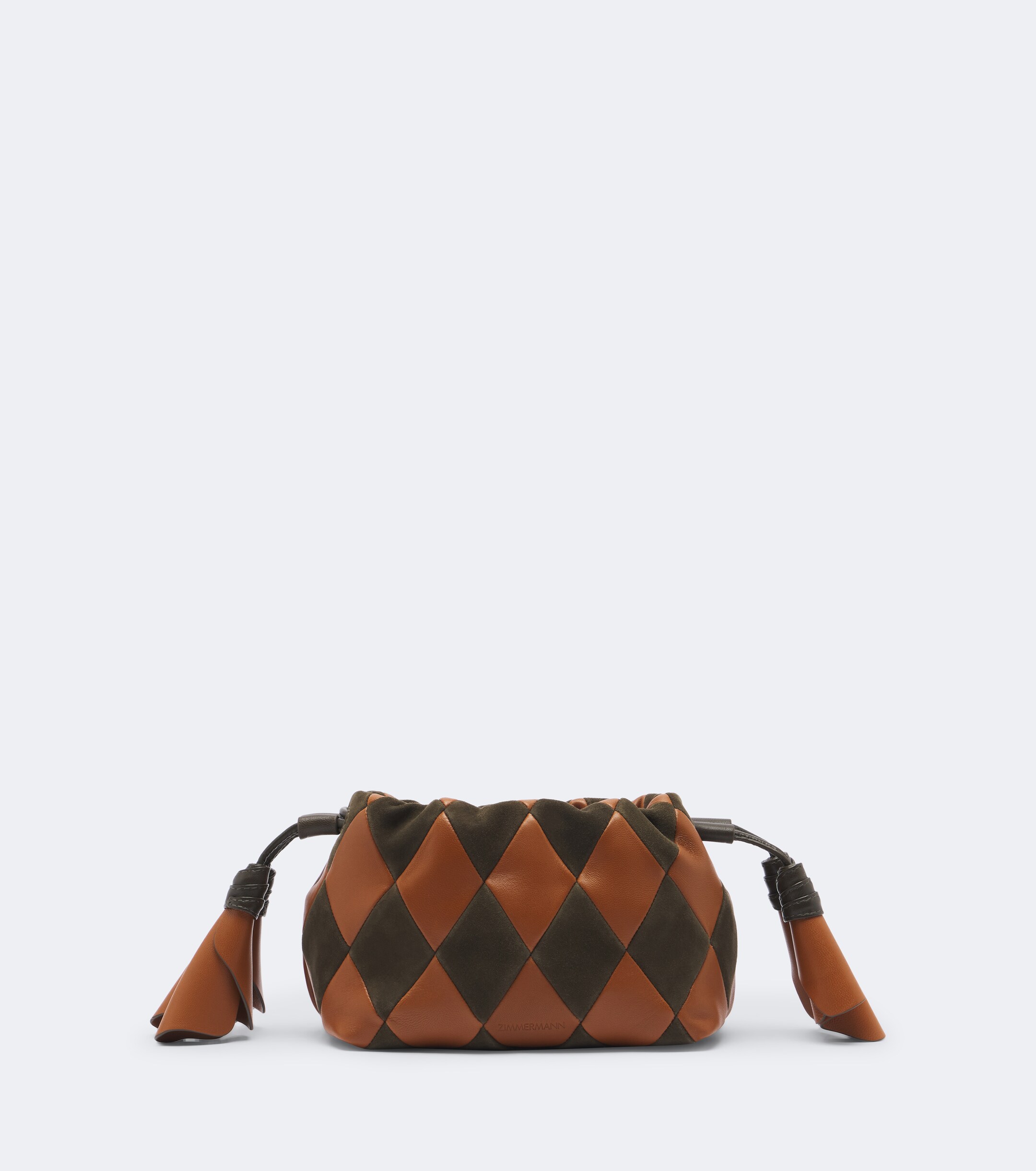 Zimmermann Zimmermann Cloud 91 Small leather and suede clutch