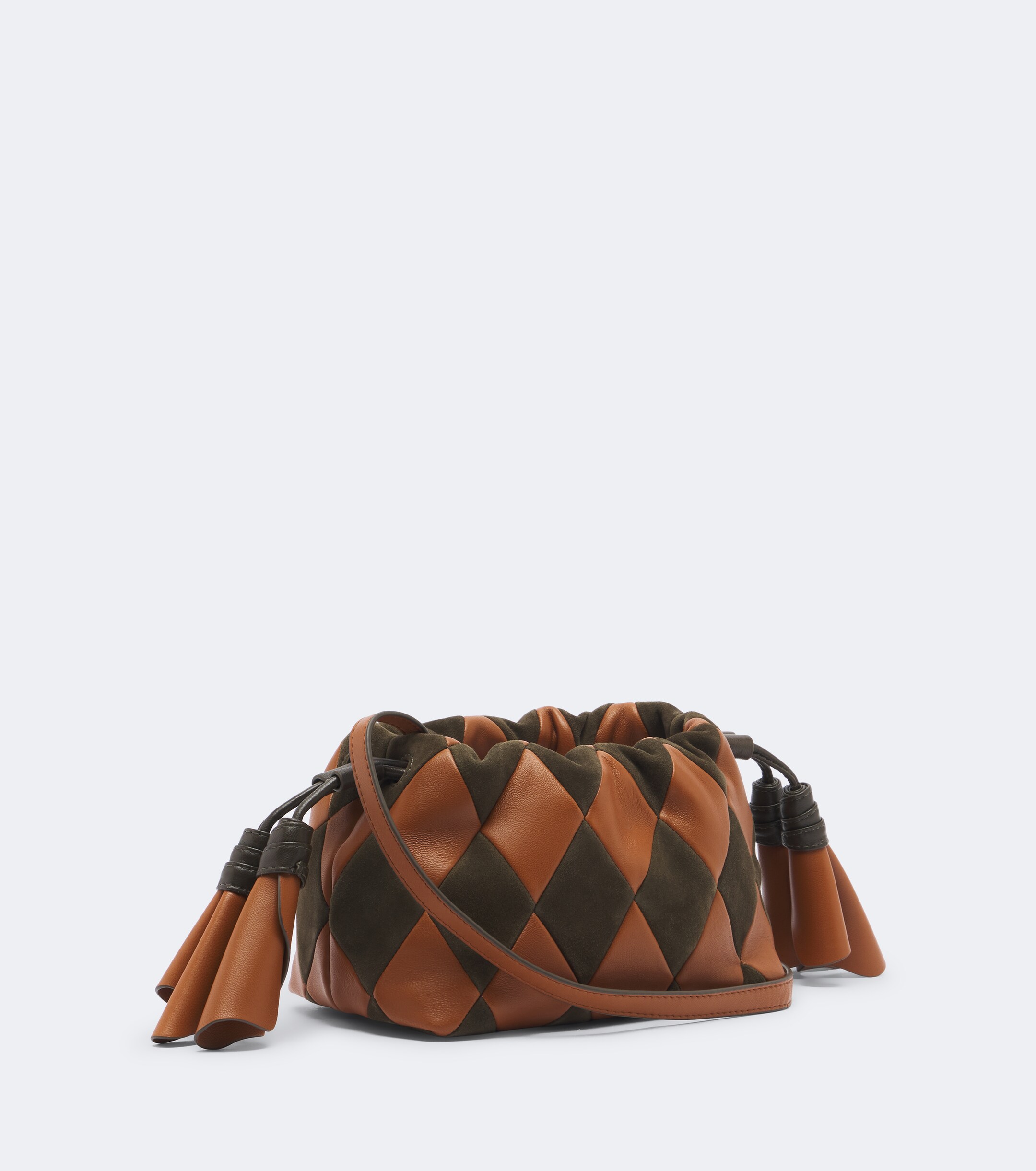 Zimmermann Zimmermann Cloud 91 Small leather and suede clutch