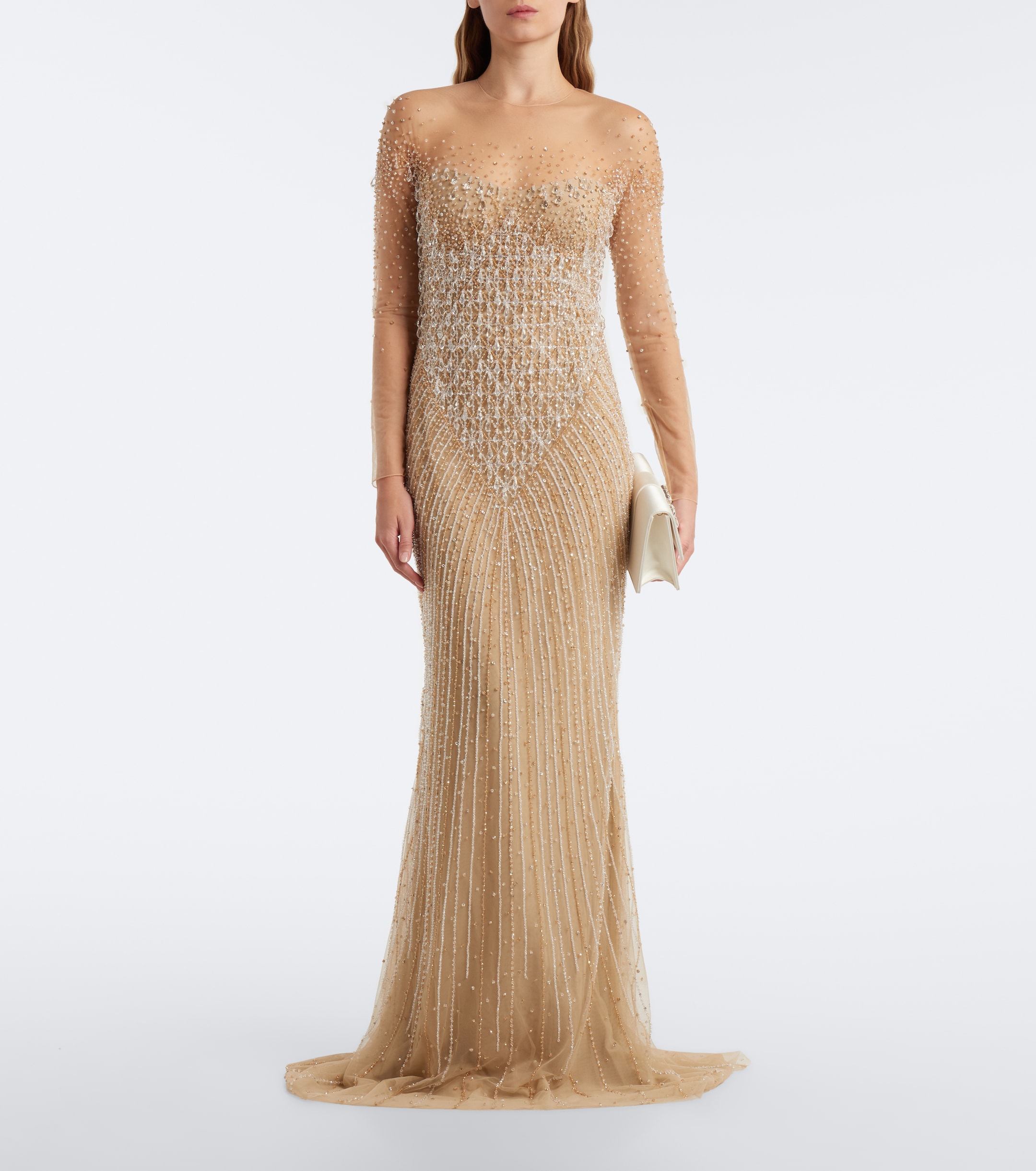GEORGES HOBEIKA Georges Hobeika Embellished tulle gown