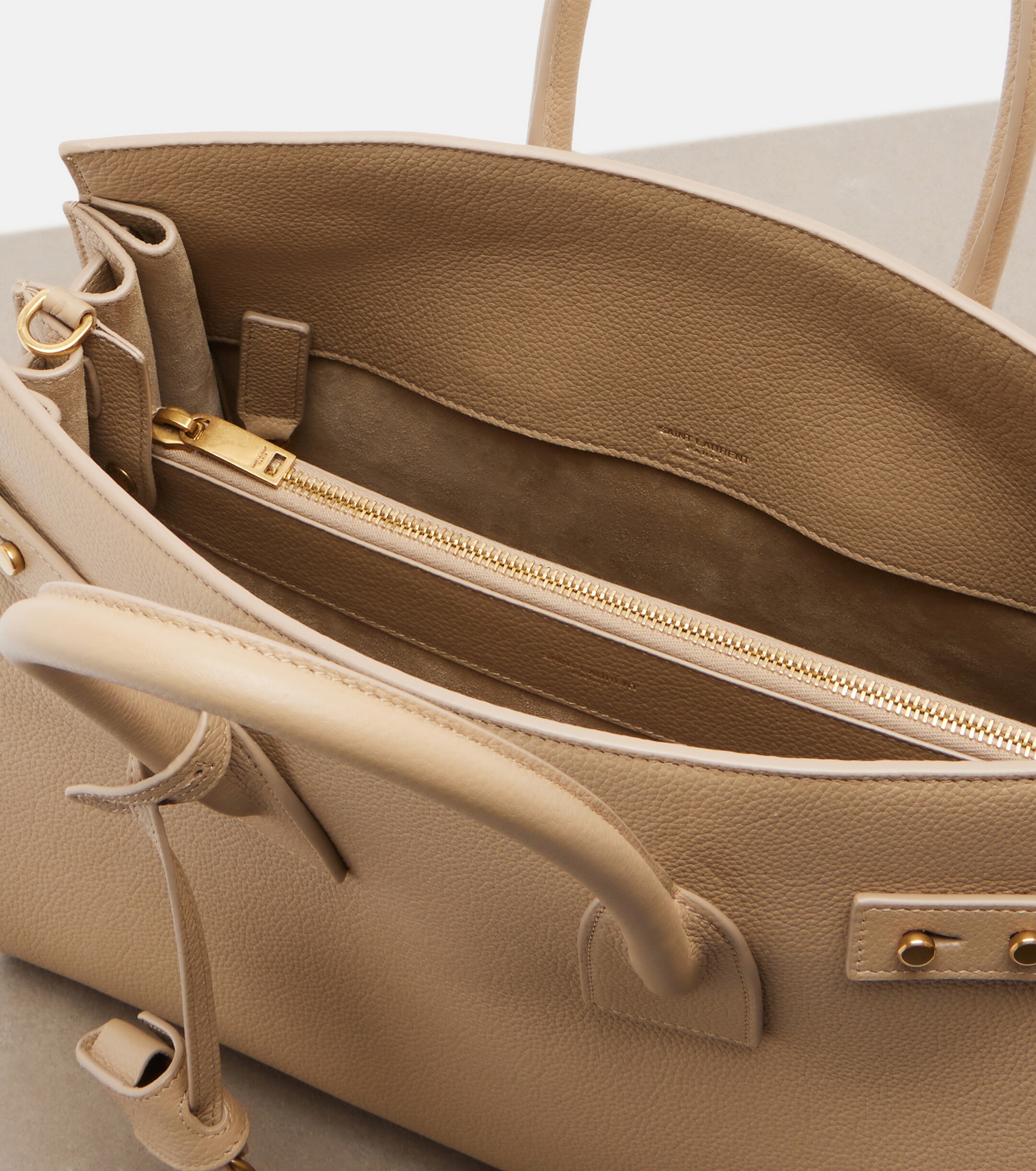Saint Laurent Sac De Jour Small leather tote bag