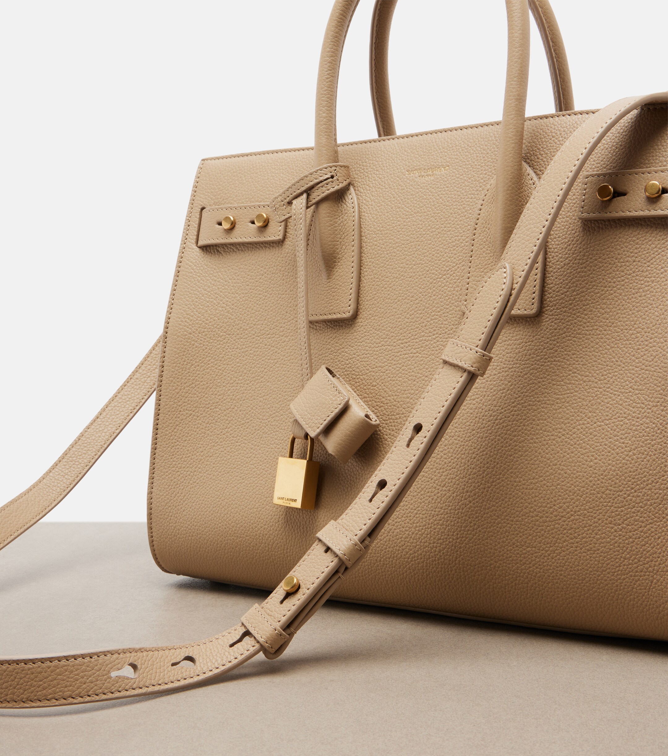 Saint Laurent Sac De Jour Small leather tote bag
