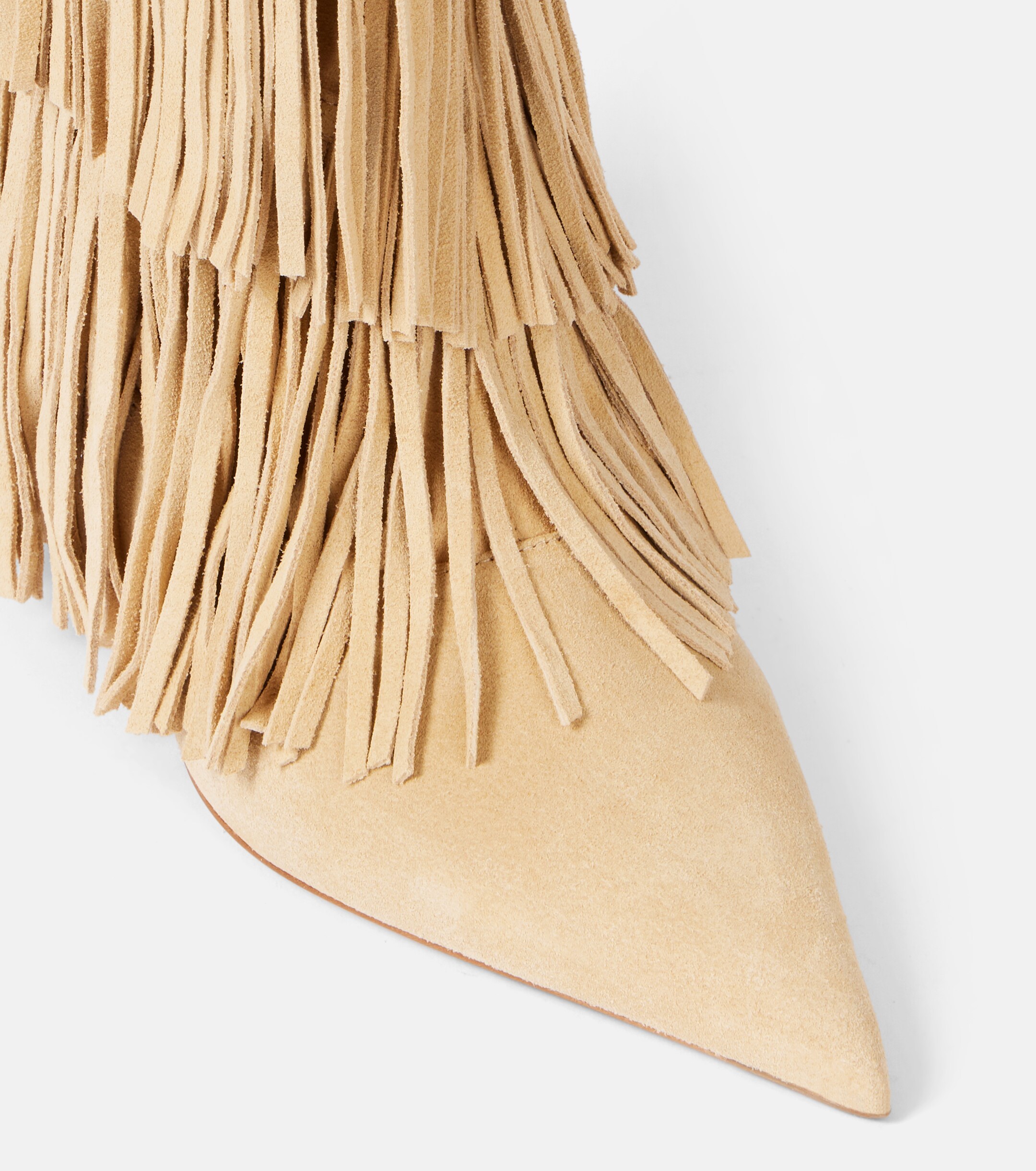 Paris Texas Jessie 75 fringed suede boots