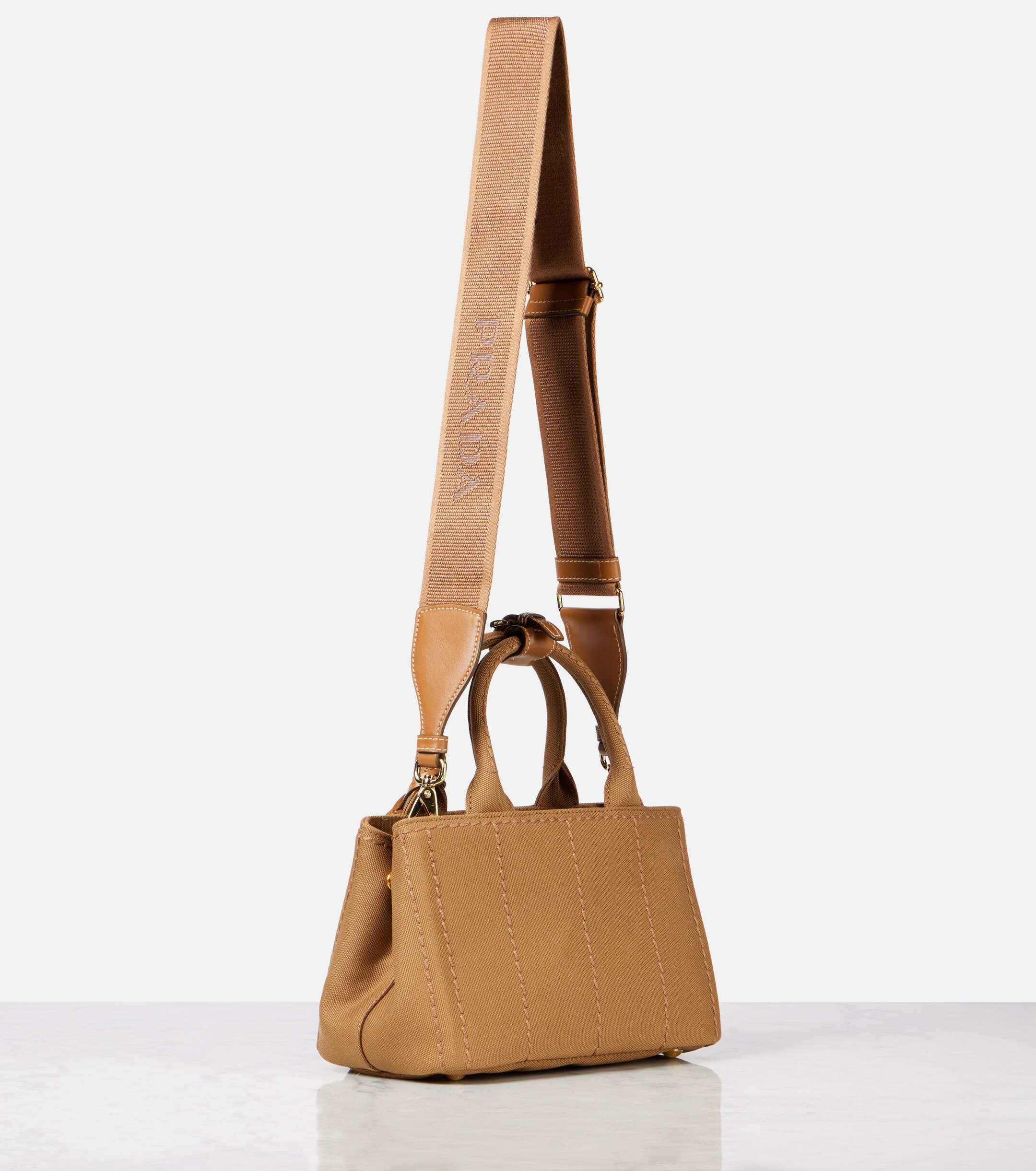 Prada Prada Jardinière Mini canvas tote bag
