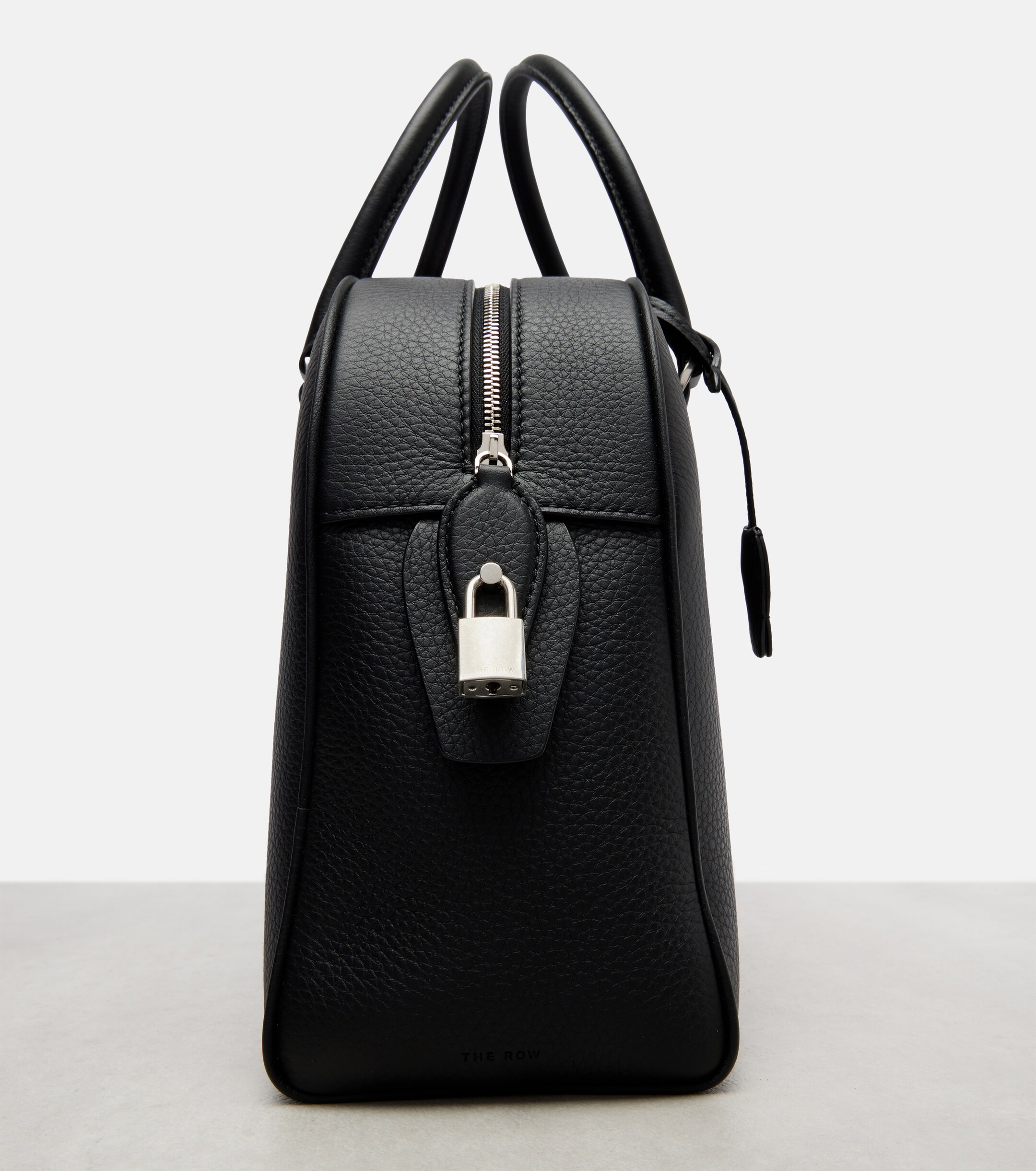 The Row India 12.00 leather top-handle bag