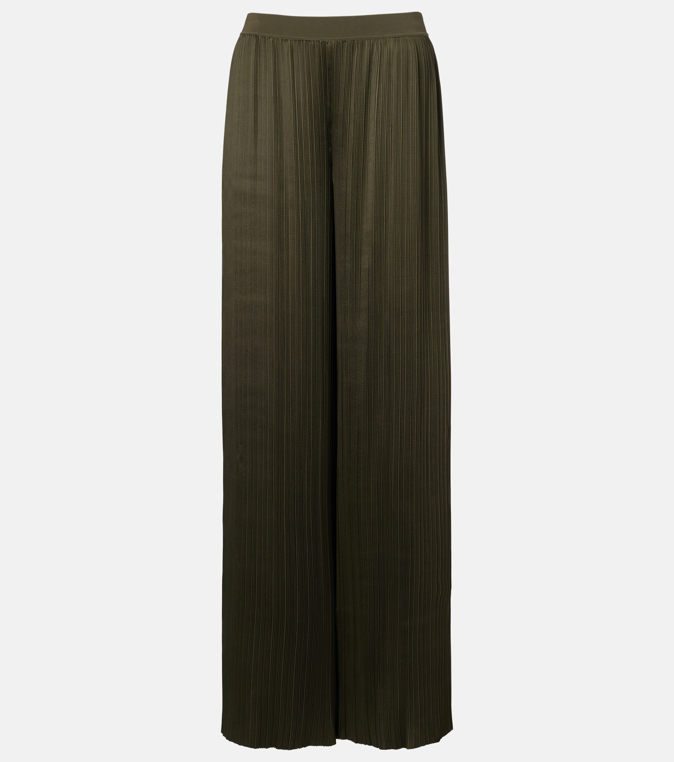JOSEPH Joseph Amber plissé satin wide-leg pants