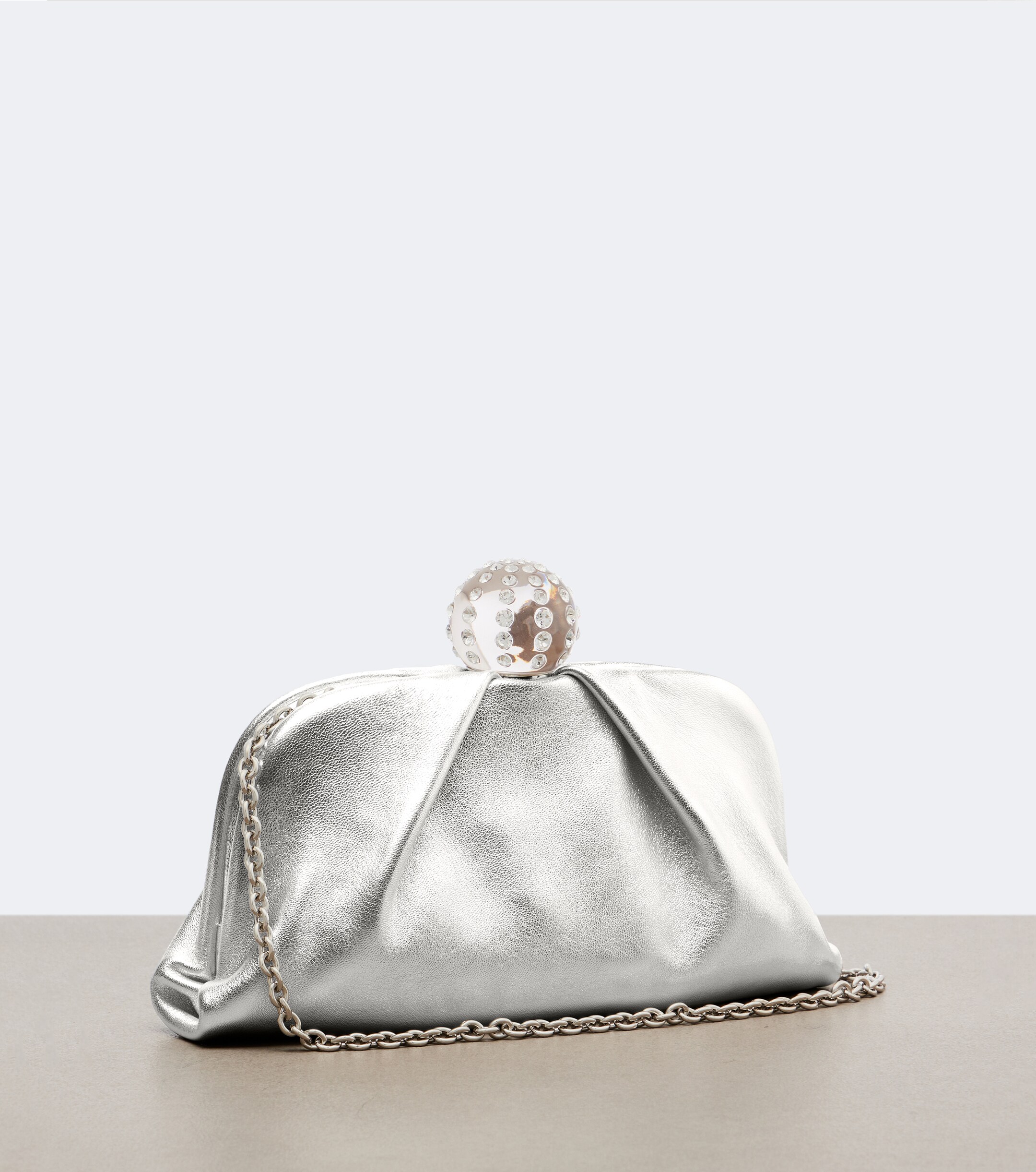 AQUAZZURA Tequila embellished canvas clutch