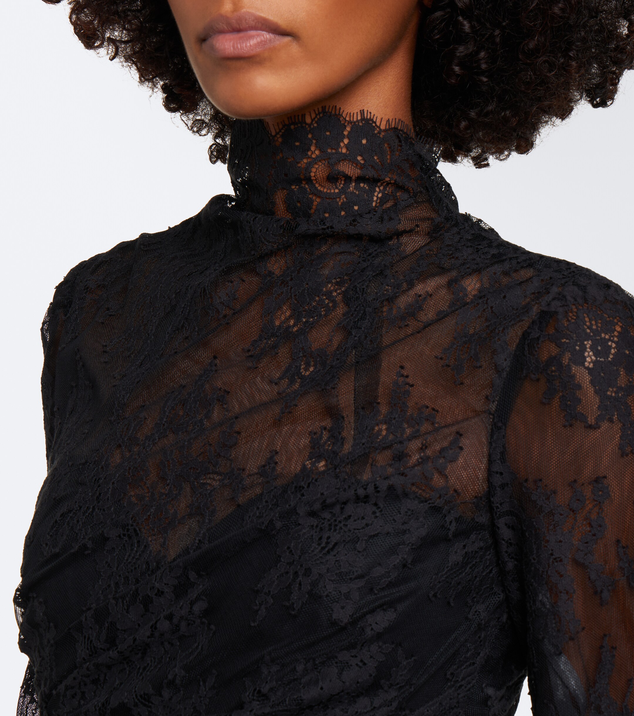Monique Lhuillier Monique Lhuillier Embellished lace bustier gown