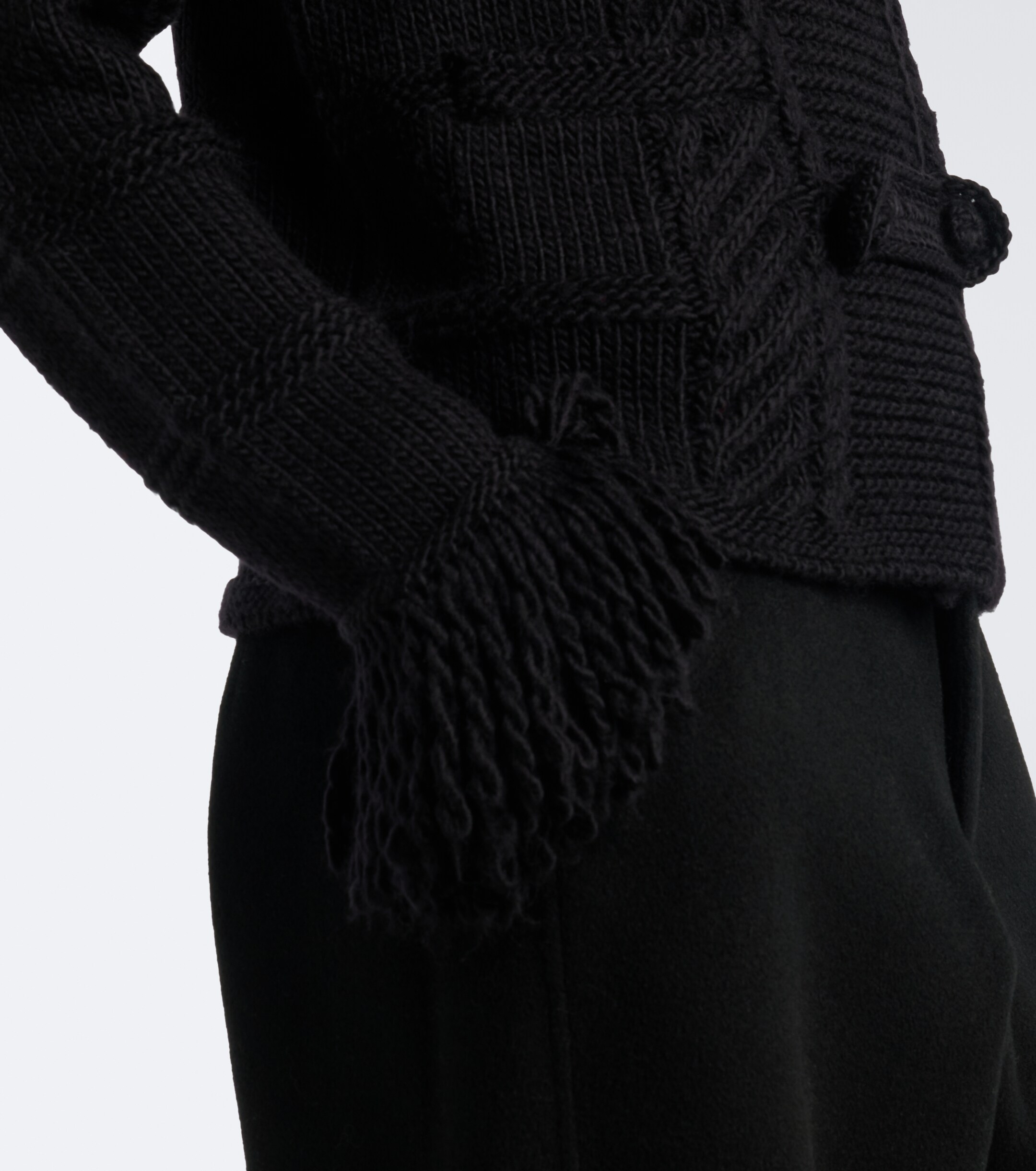 Polo Ralph Lauren Polo Ralph Lauren Fringed wool cardigan