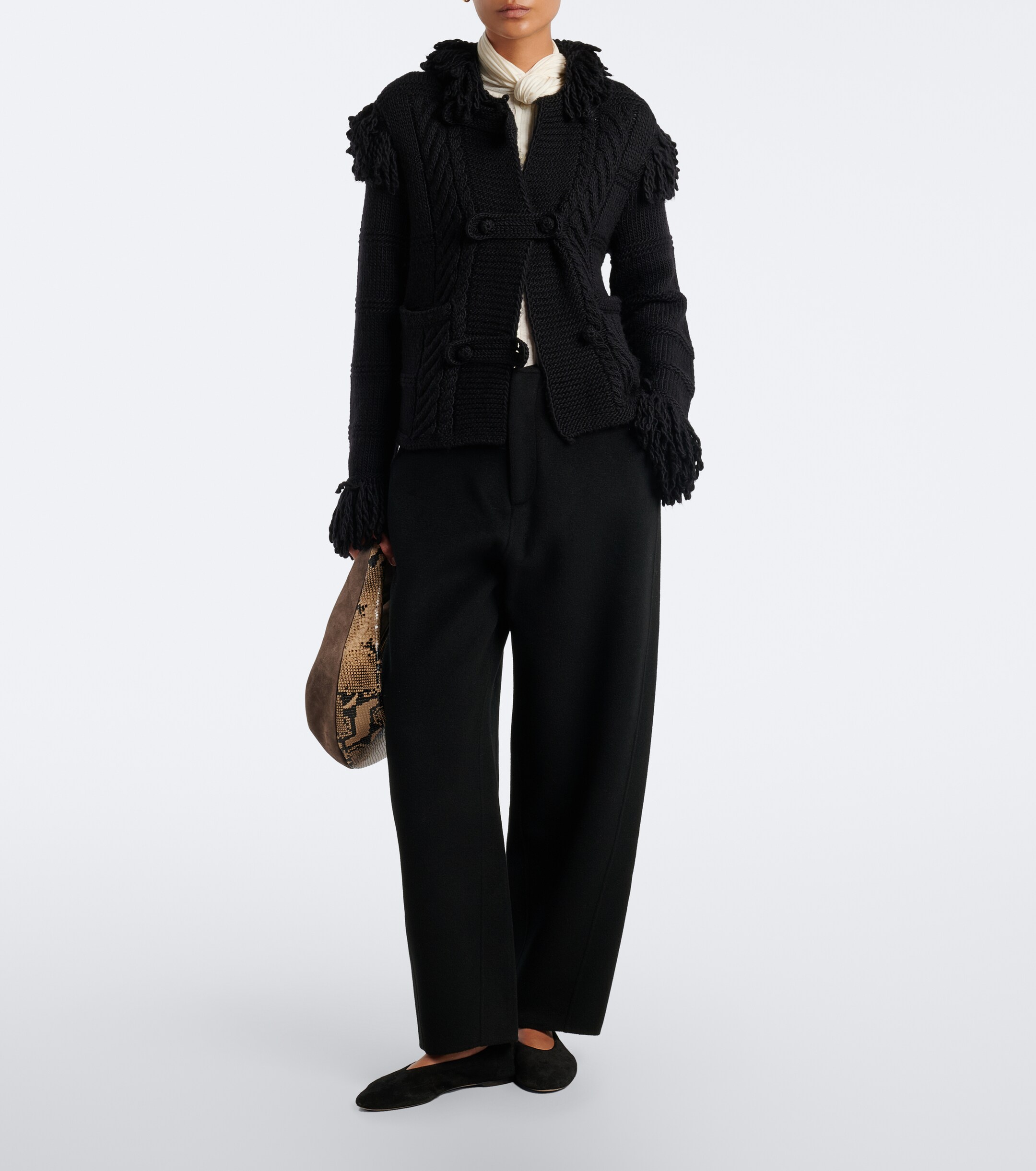 Polo Ralph Lauren Polo Ralph Lauren Fringed wool cardigan