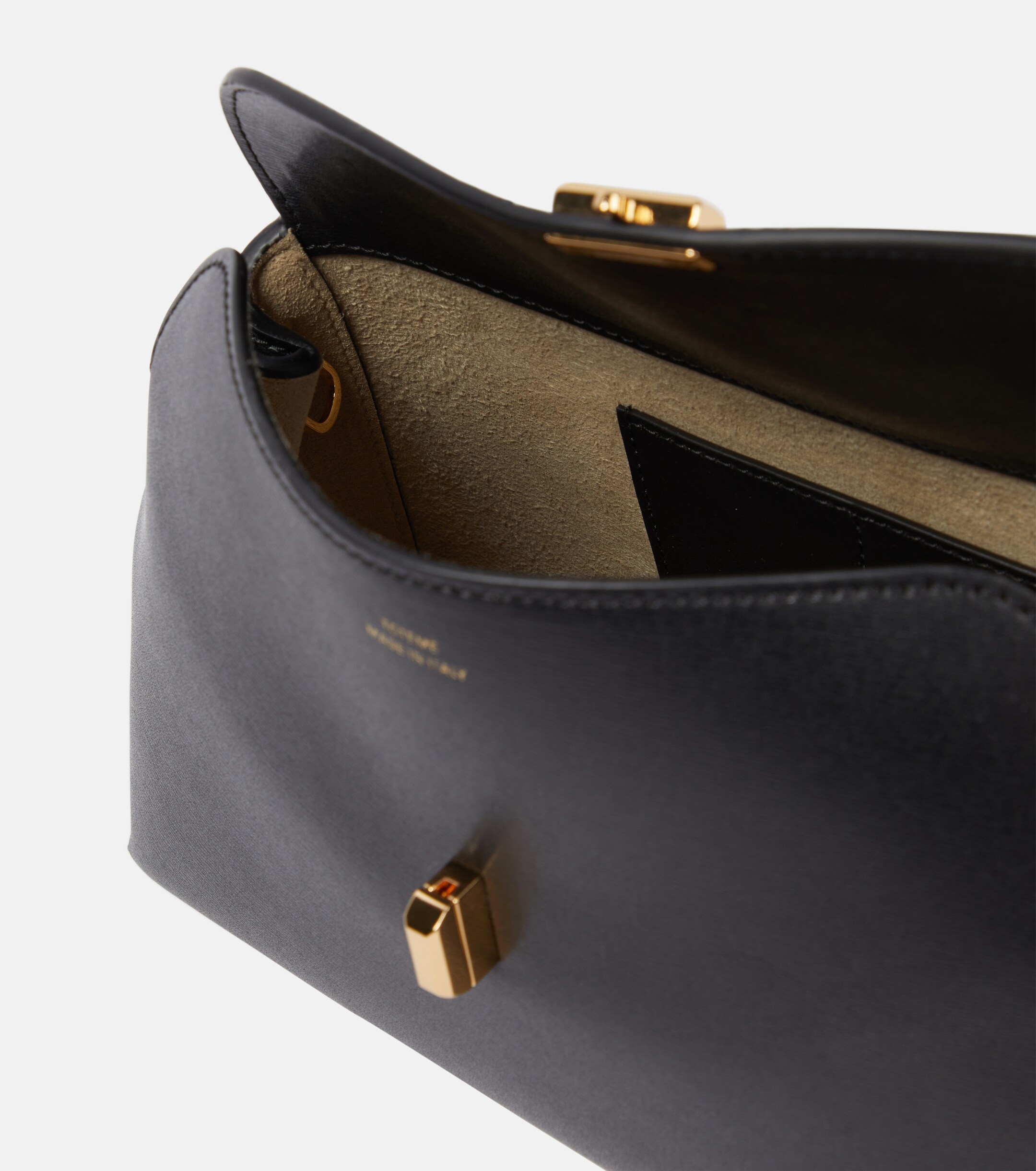 TOTEME T-Lock Small leather clutch