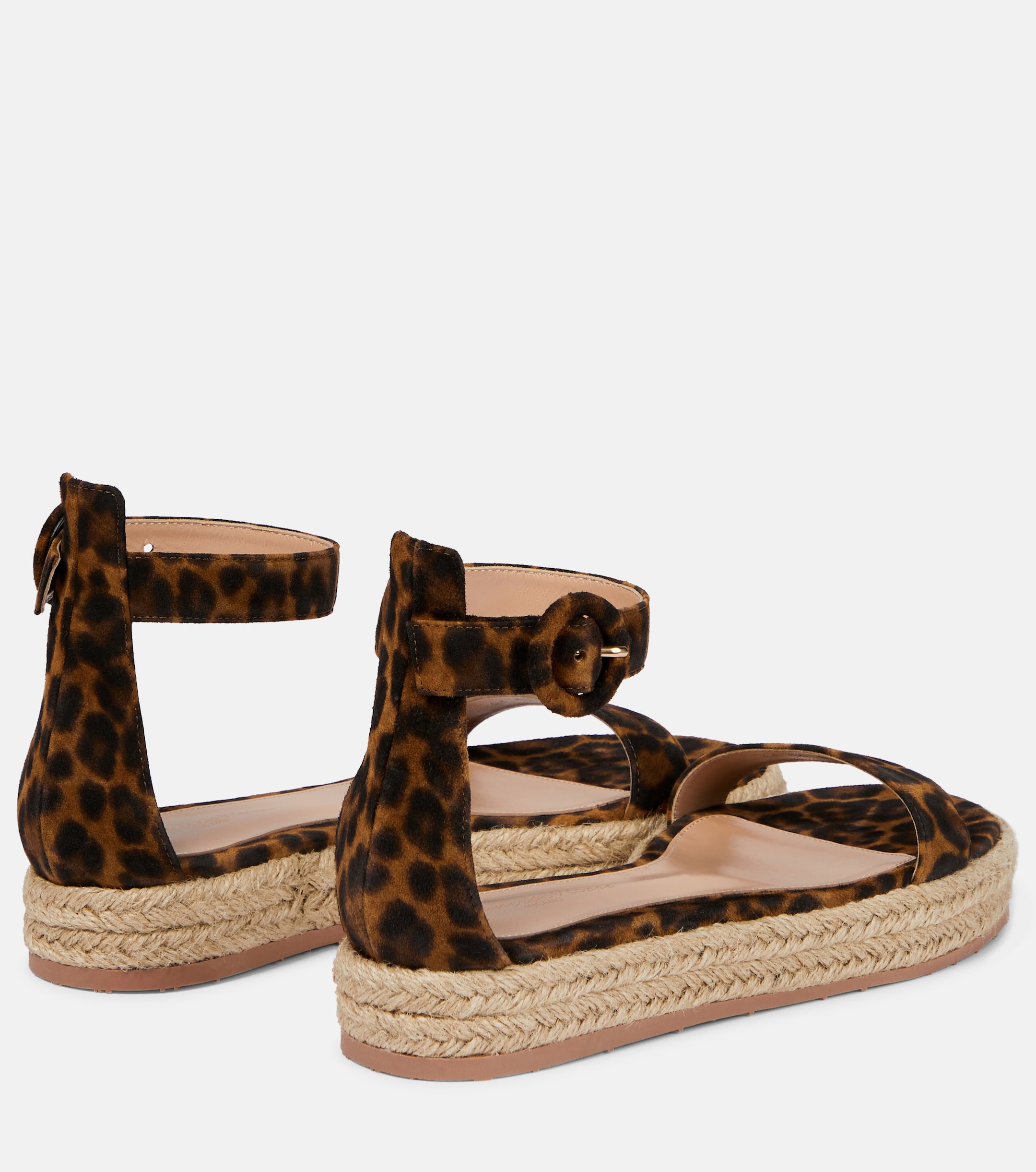 GIANVITO ROSSI Suede leather platform sandals thumbnail