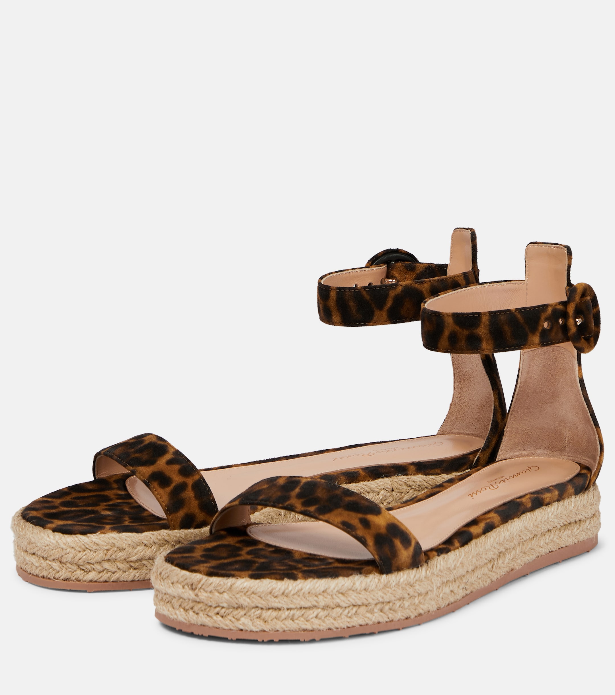 GIANVITO ROSSI Suede leather platform sandals thumbnail