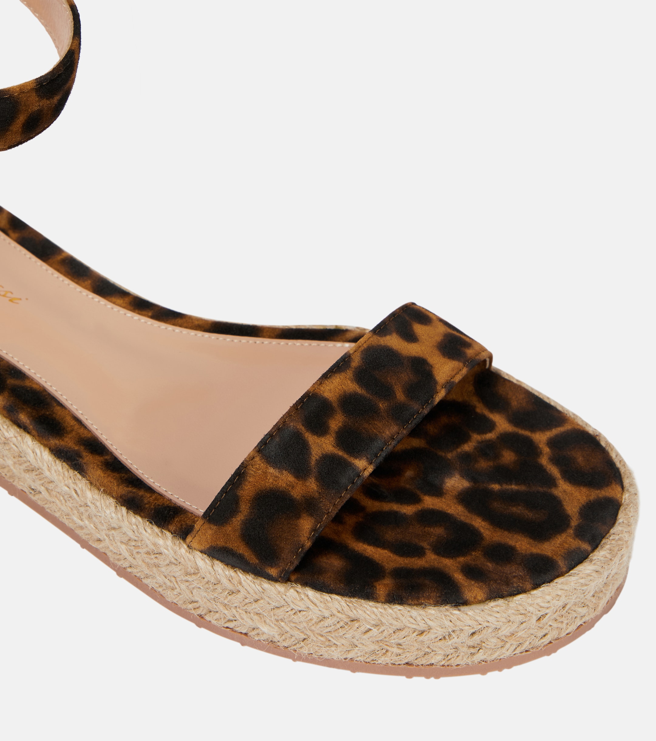 GIANVITO ROSSI Suede leather platform sandals thumbnail