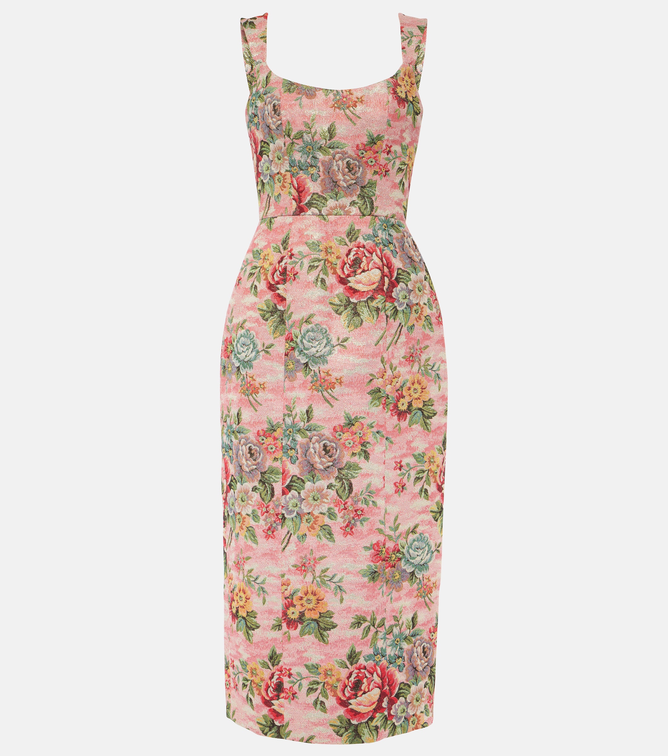 Markarian Floral bustier midi dress
