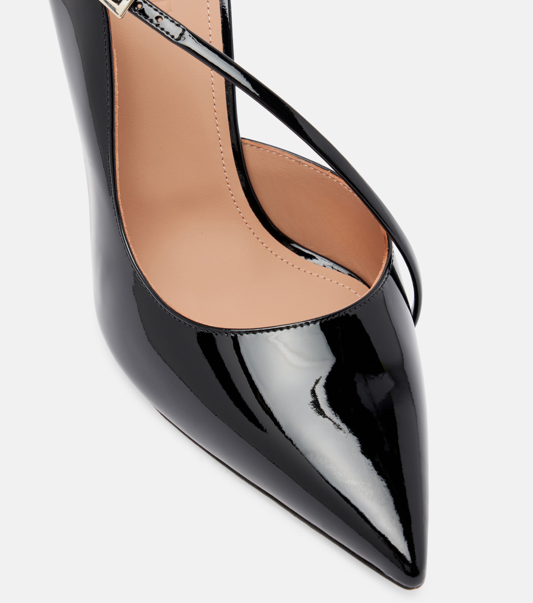Malone Souliers Bettina 90 patent leather pumps