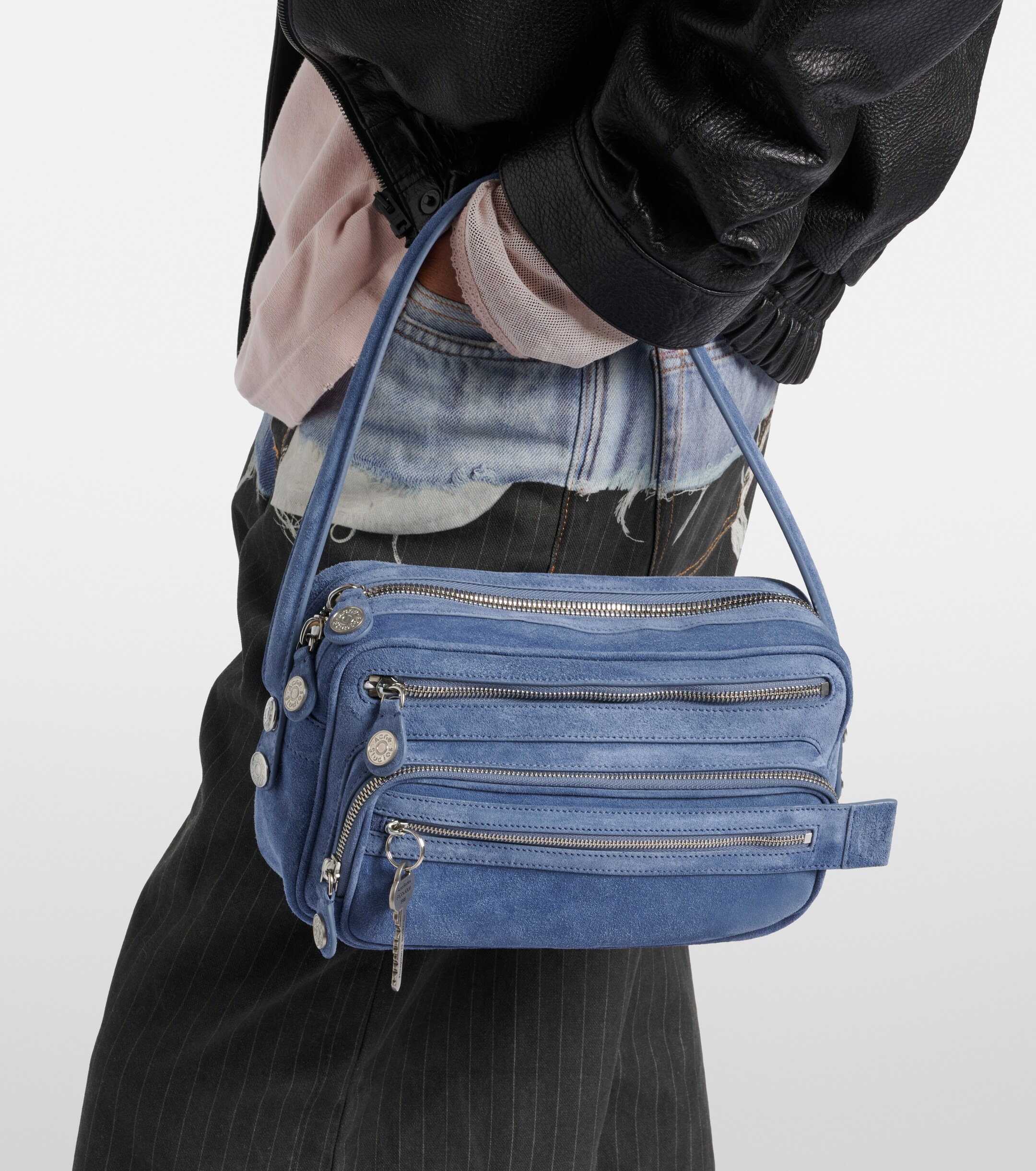 Acne Studios Camero Party suede shoulder bag