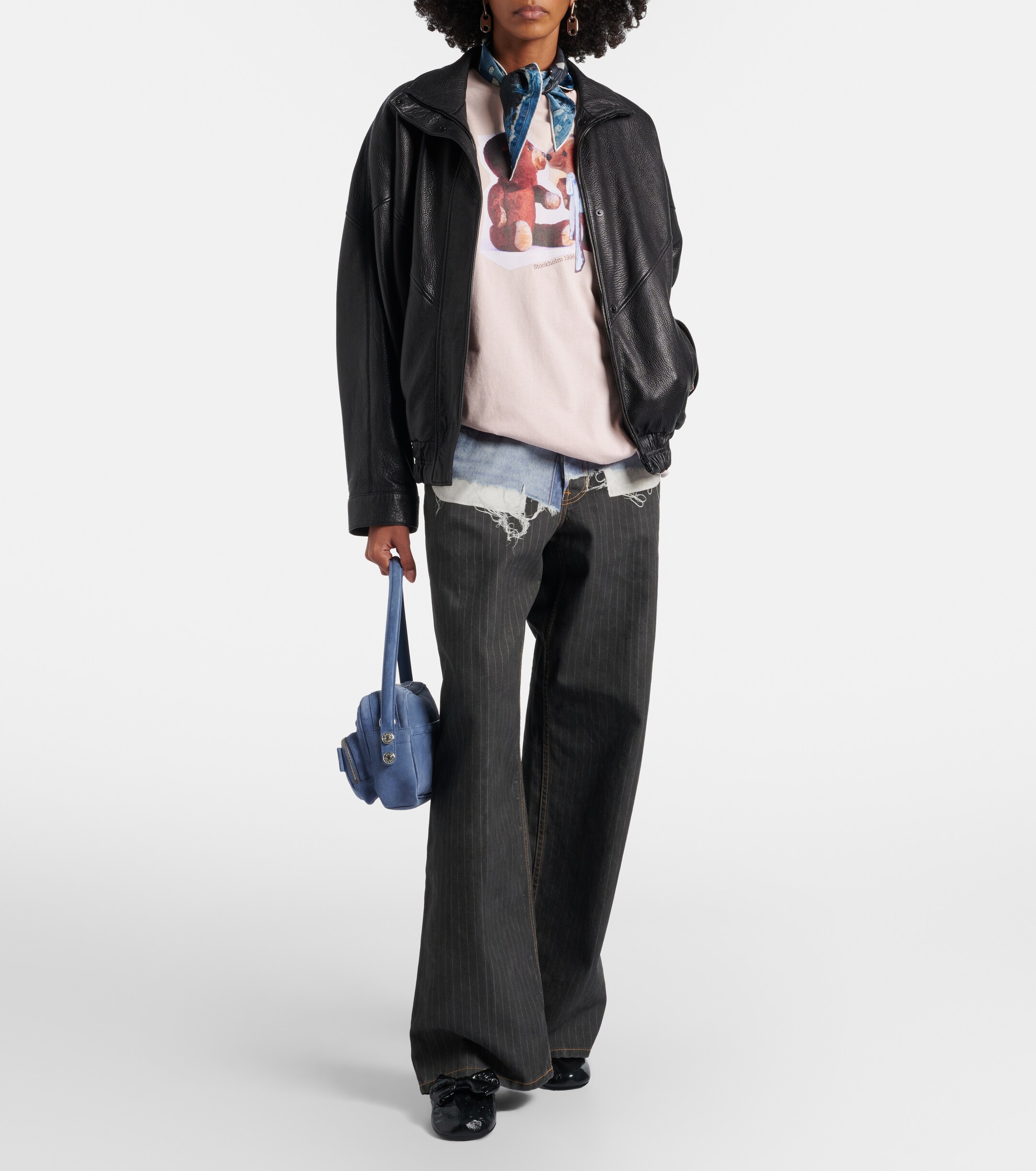 Acne Studios Camero Party suede shoulder bag