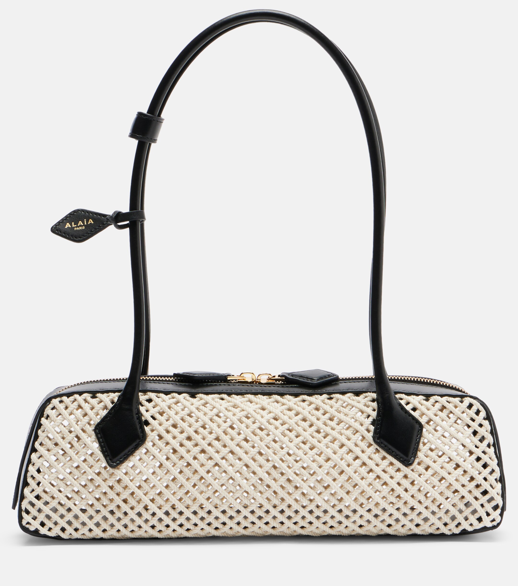 Alaïa Le Teckel Medium woven shoulder bag