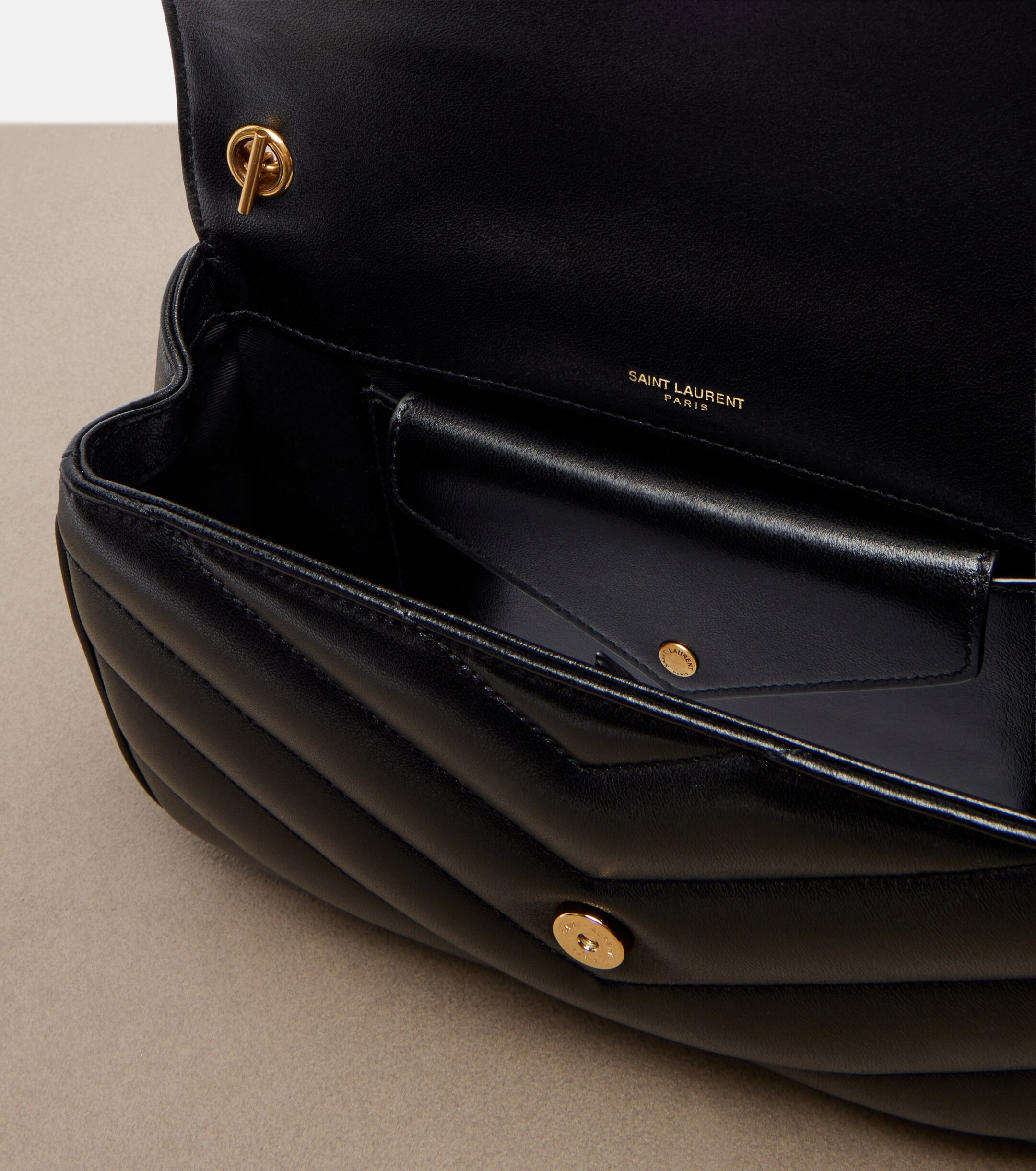 Saint Laurent Loulou matelassé leather top-handle bag
