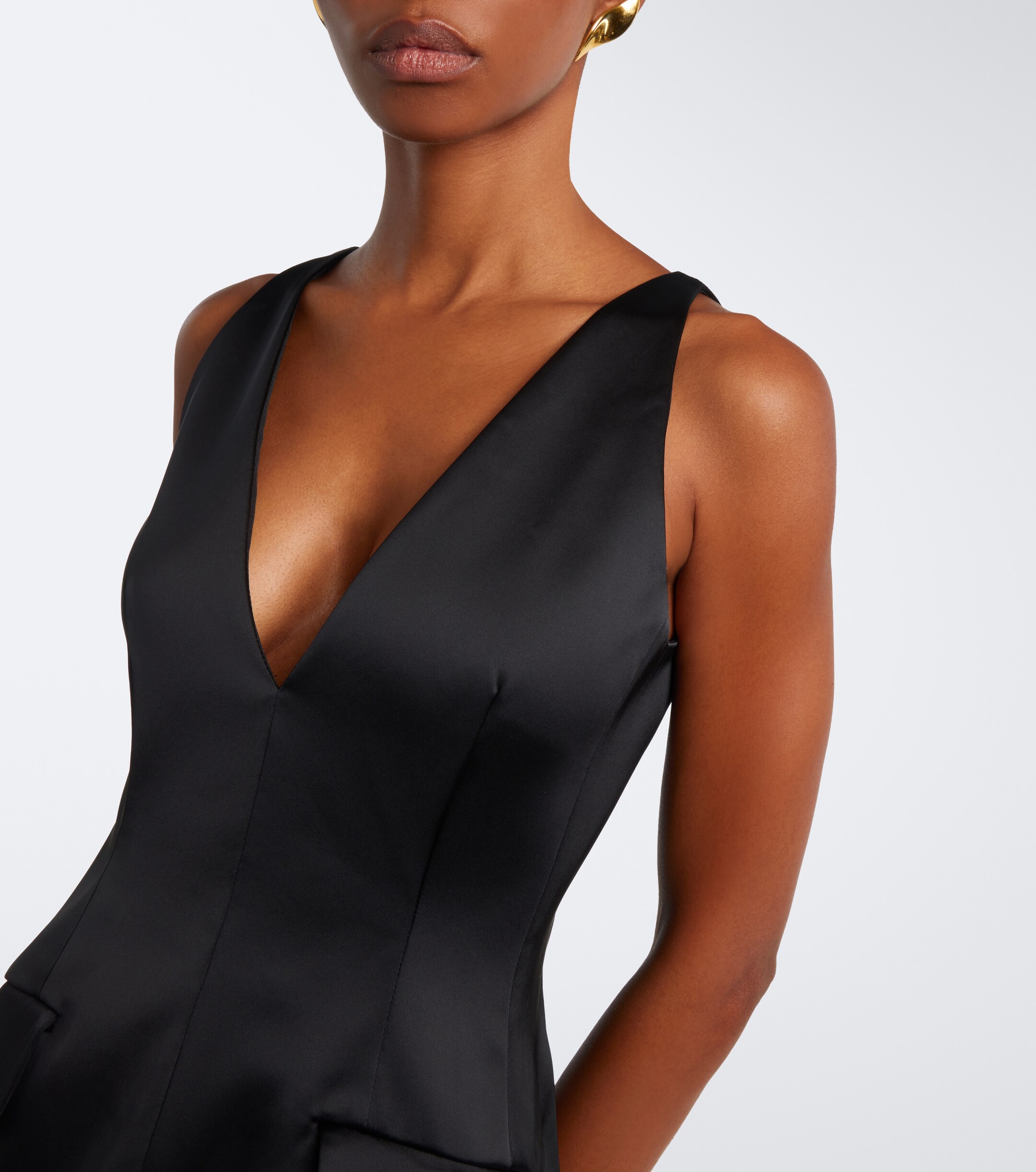 Sportmax Sportmax Satin cocktail dress