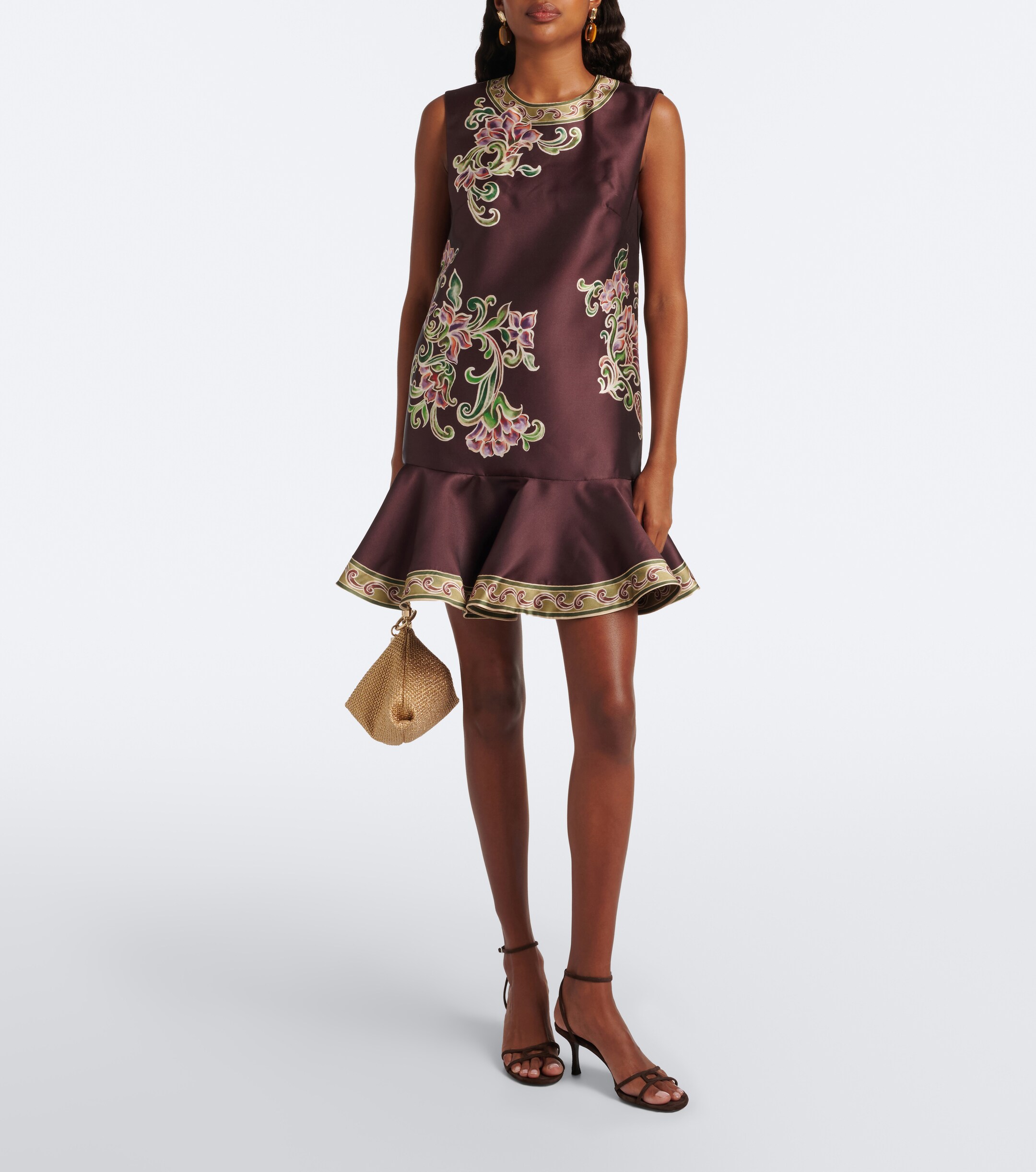 Alémais Alémais Josie floral ruffled minidress