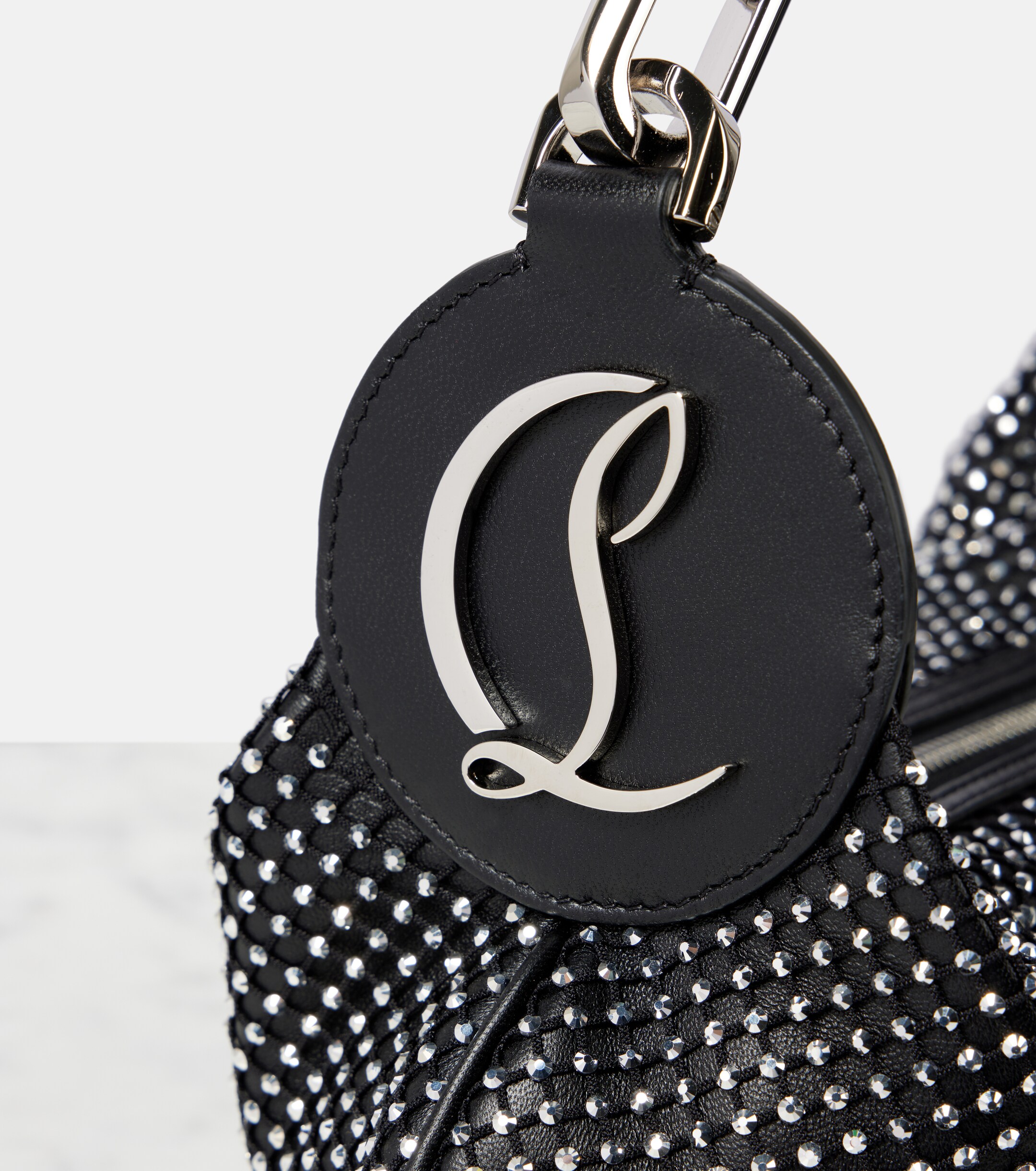 CHRISTIAN LOUBOUTIN Le 54 embellished leather shoulder bag