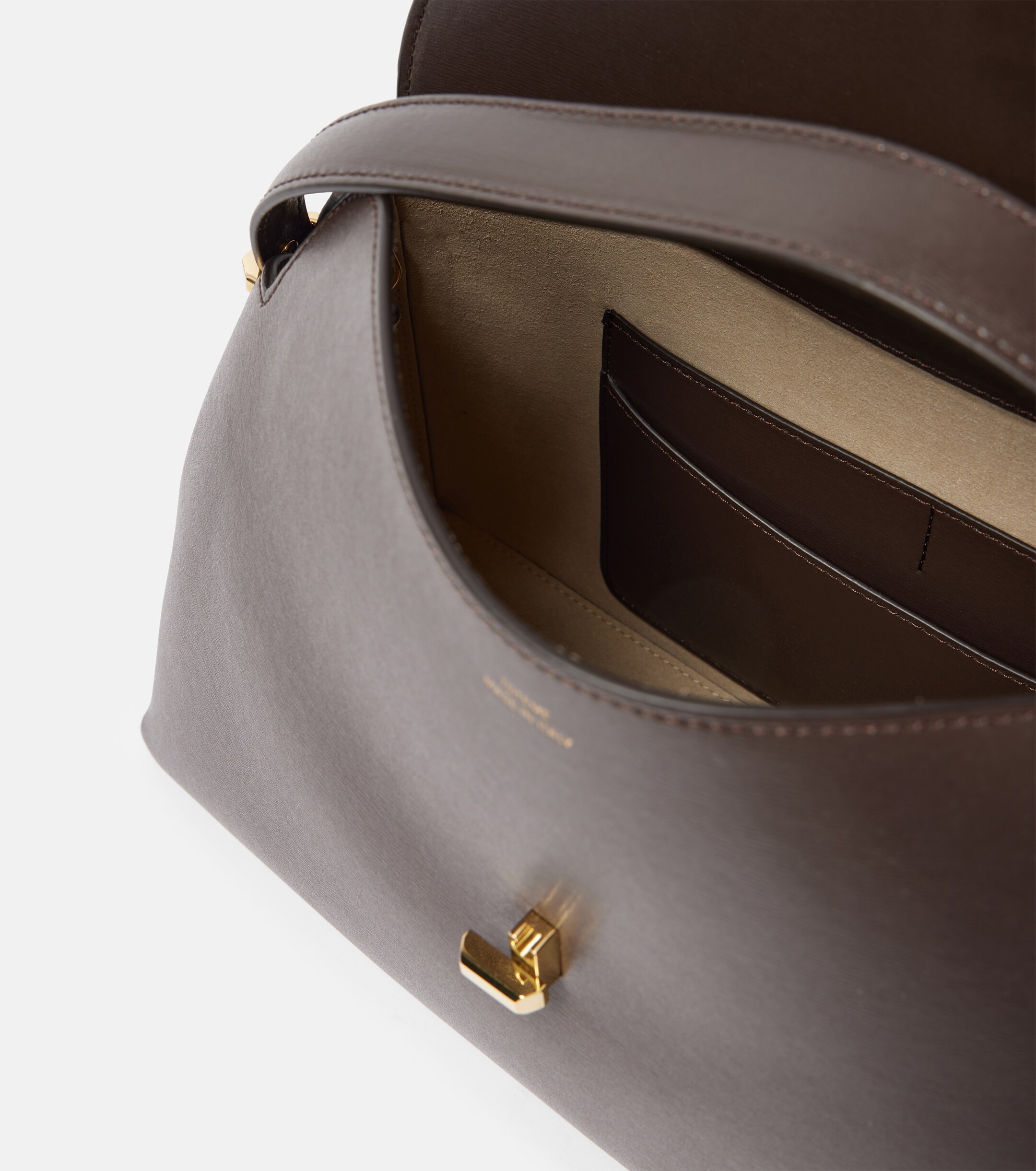 TOTEME T-Lock leather top-handle bag