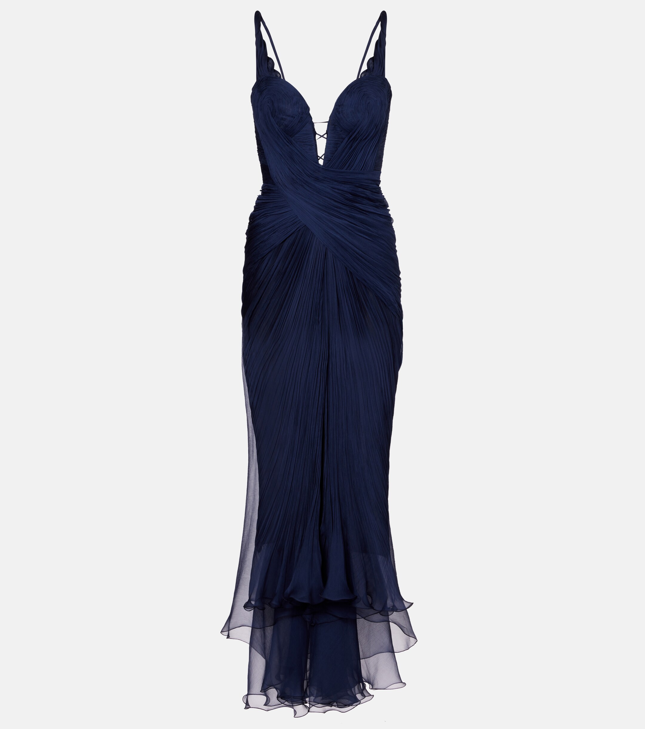 Maria Lucia Hohan Corinna draped silk gown