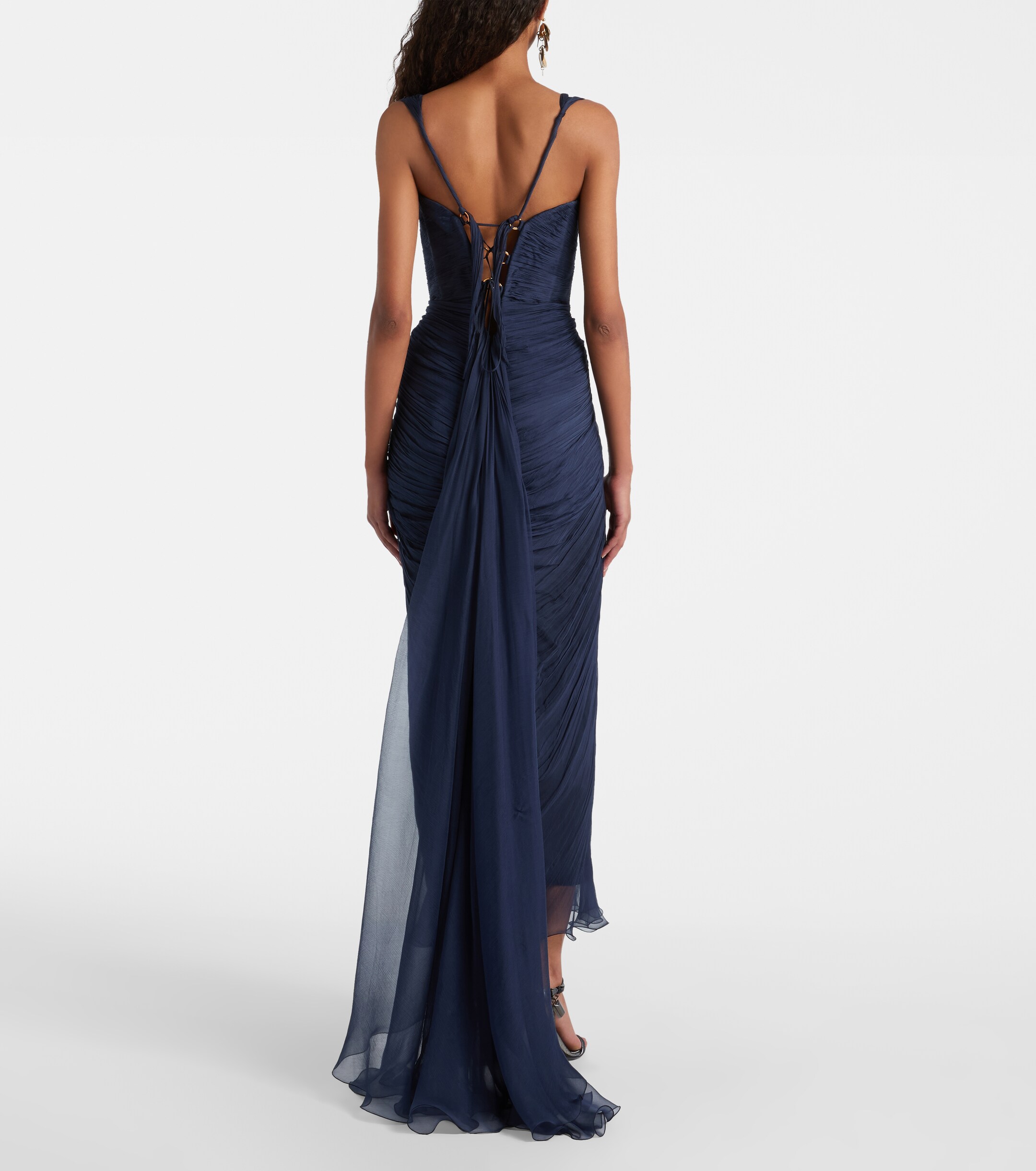 Maria Lucia Hohan Corinna draped silk gown