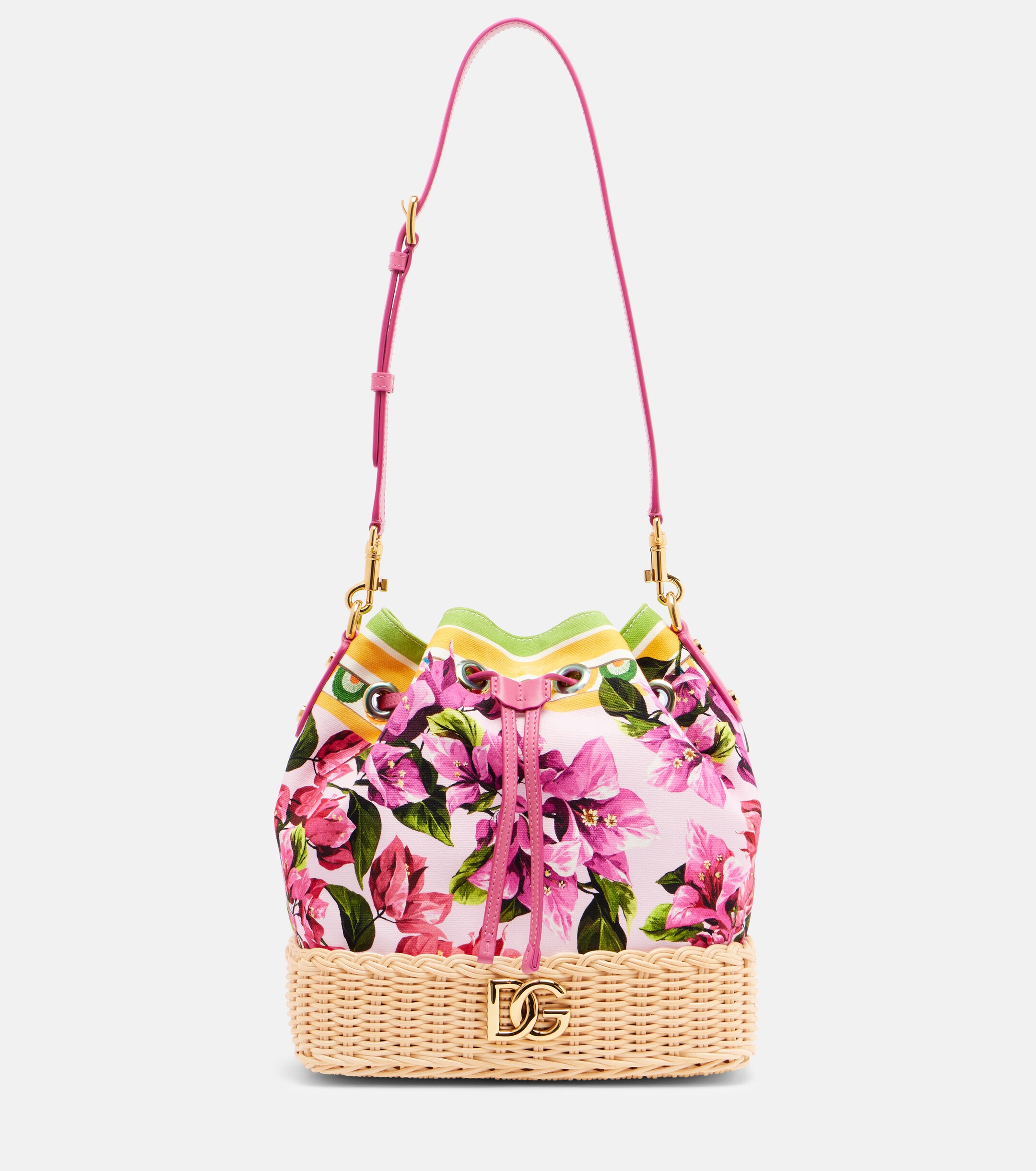 Dolce&Gabbana Taormina DG floral bucket bag