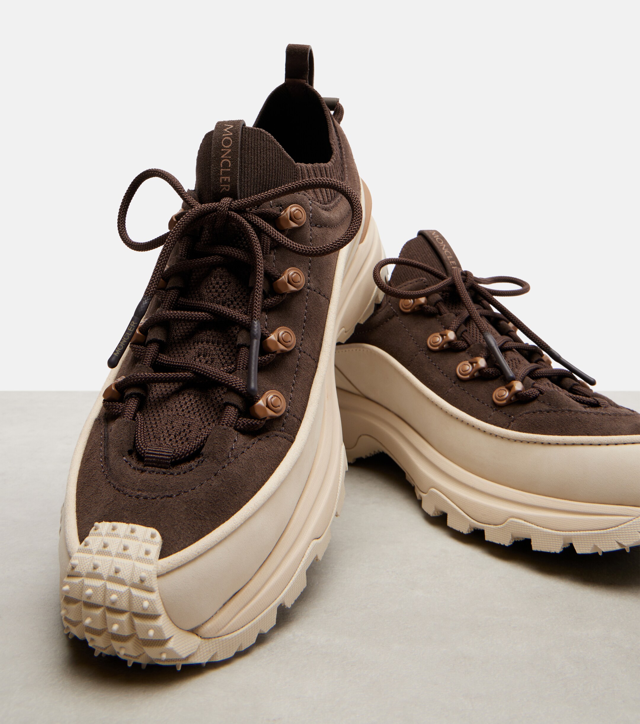 Moncler - Trailgrip Lite3 nubuck and suede sneakers | Plush Moncler - Trailgrip Lite3 nubuck and suede sneakers | Plush
