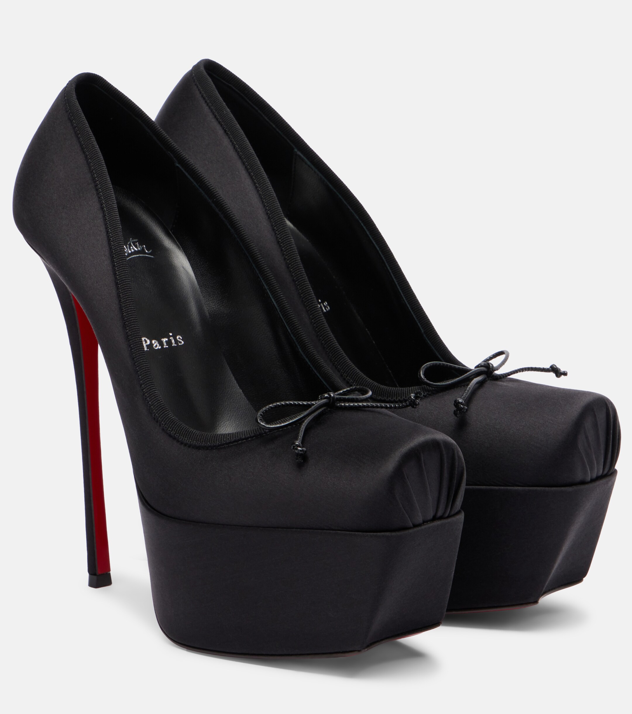 CHRISTIAN LOUBOUTIN Cassia 160 satin pumps