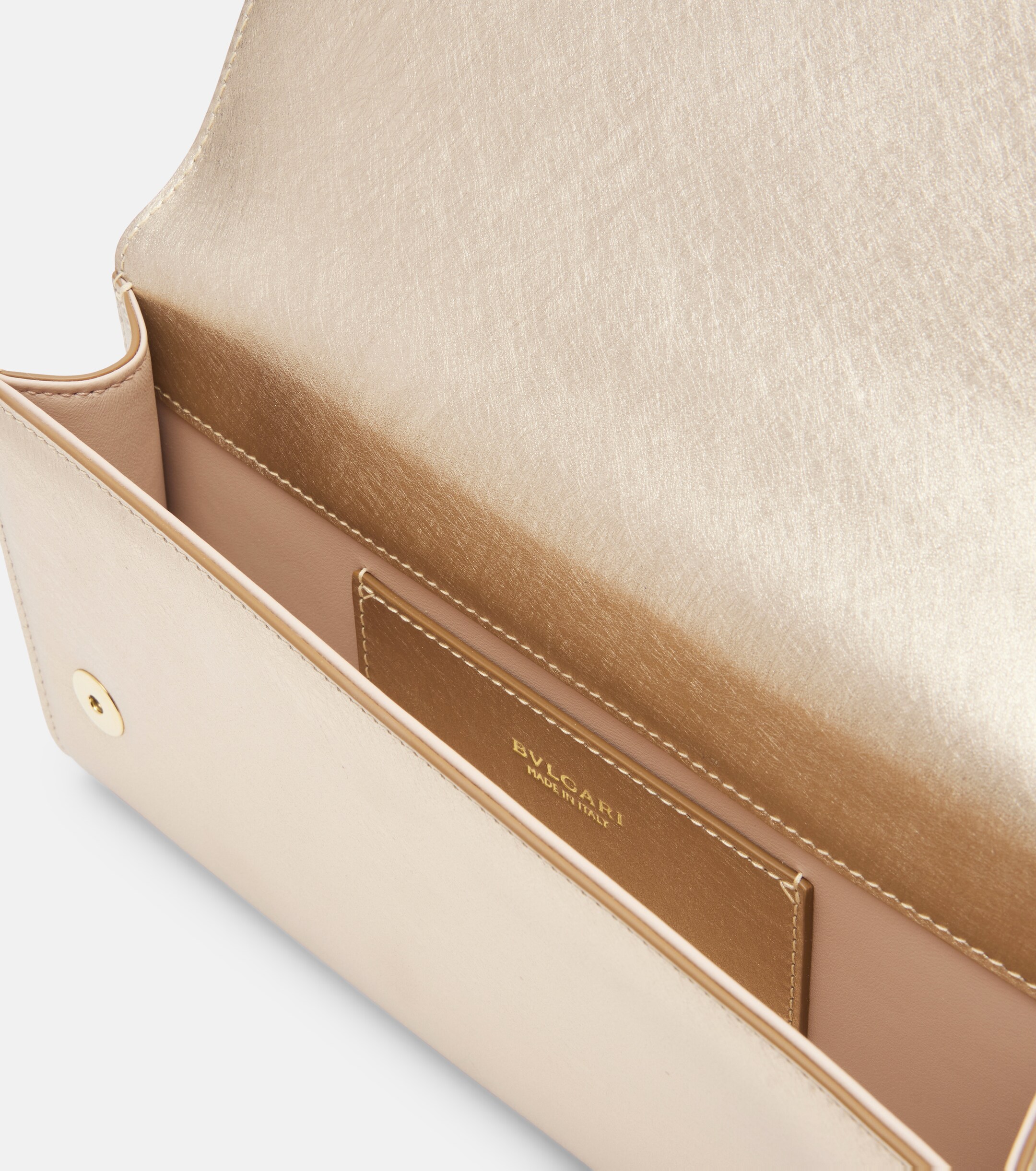 Bvlgari Bvlgari Tubogas embellished leather clutch thumbnail