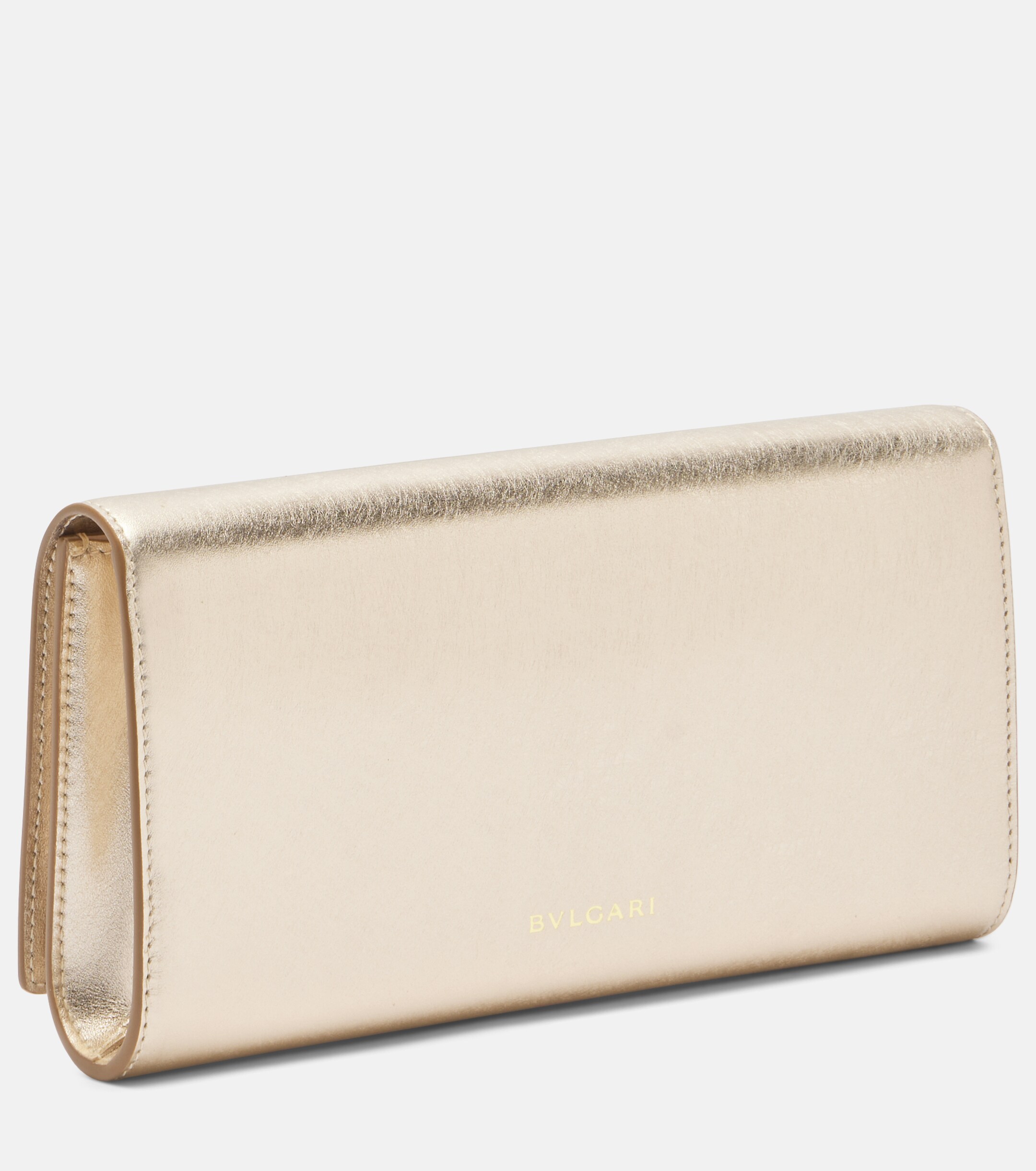 Bvlgari Bvlgari Tubogas embellished leather clutch thumbnail