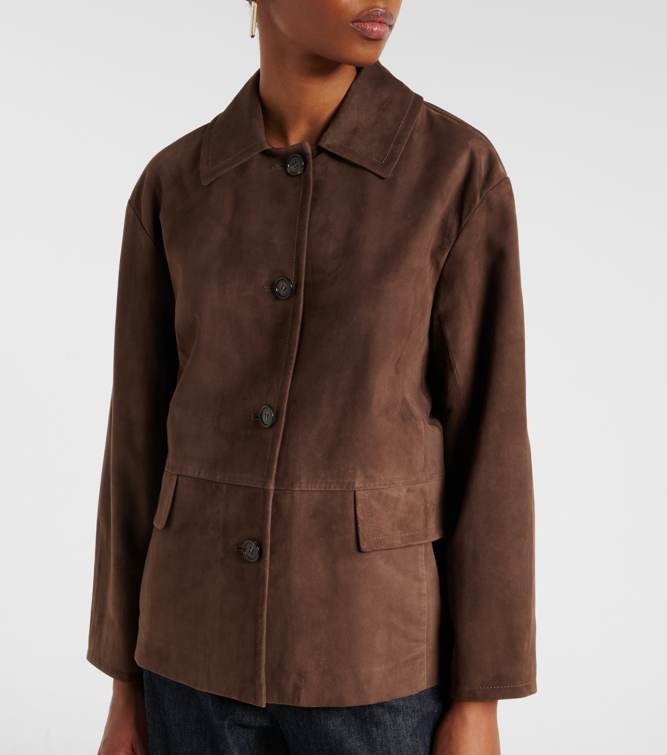 S Max Mara Charme suede jacket