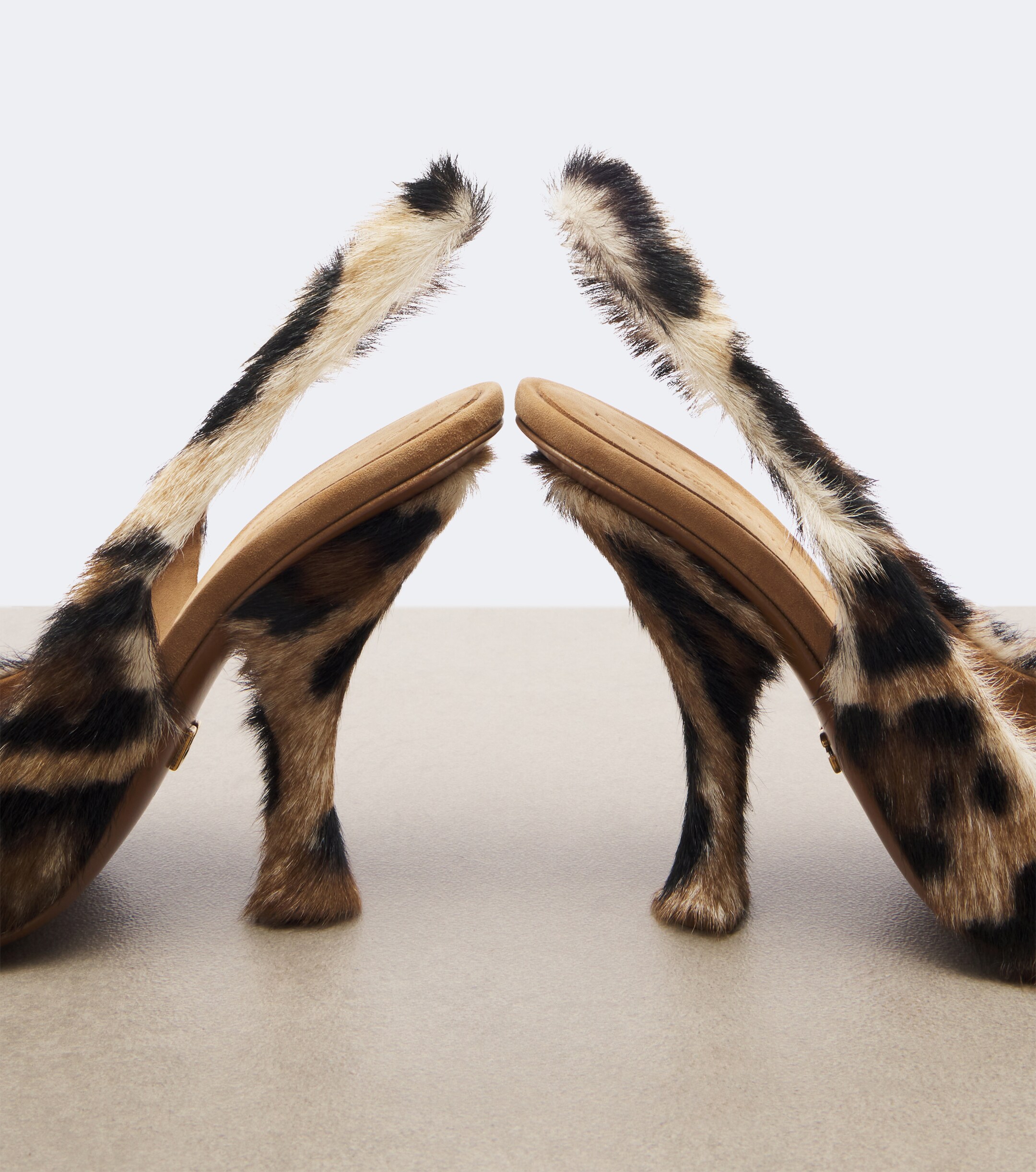 Dolce&Gabbana Dolce & Gabbana Leopard-print calf hair slingback pumps
