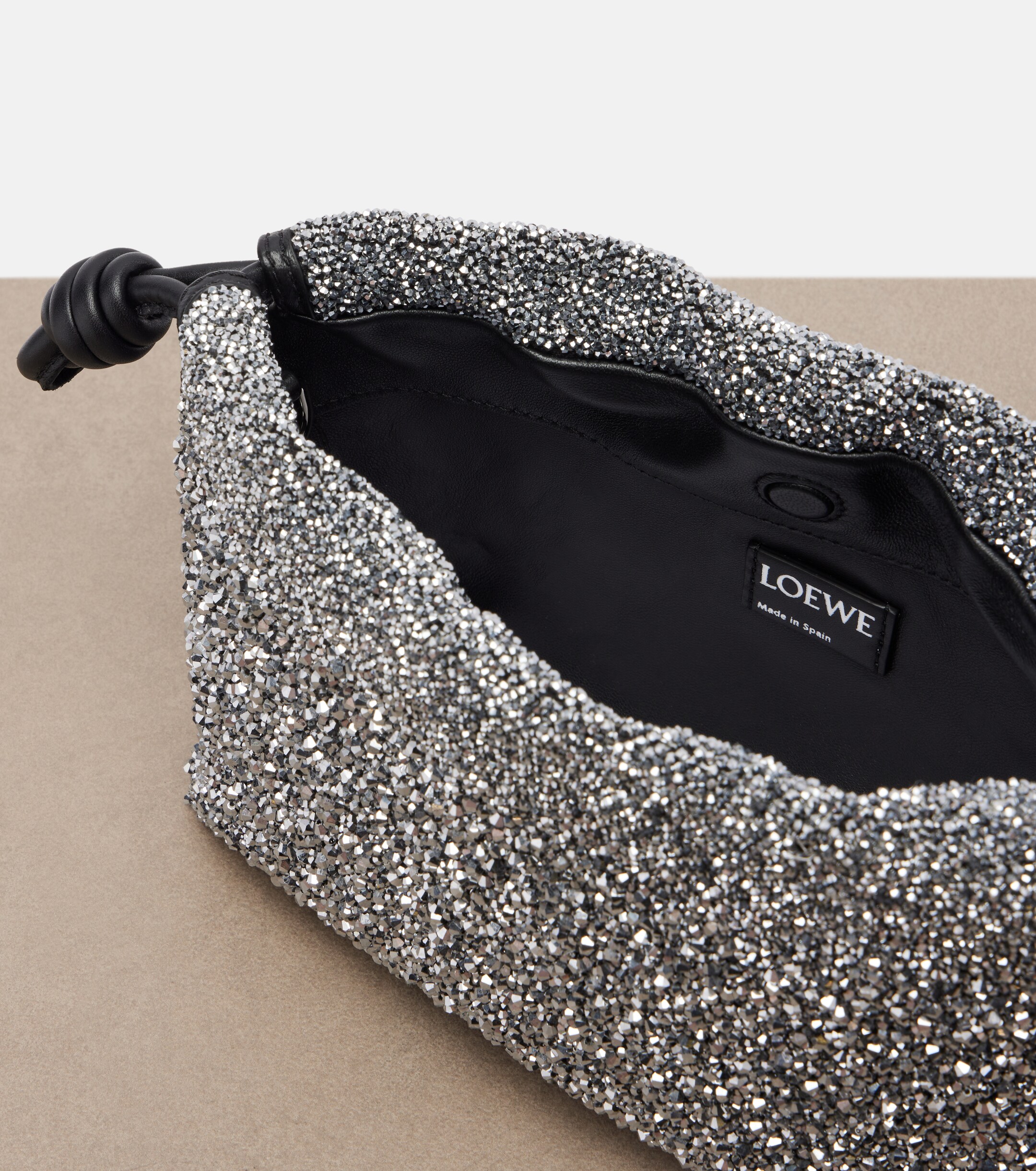 Loewe Flamenco Mini beaded clutch