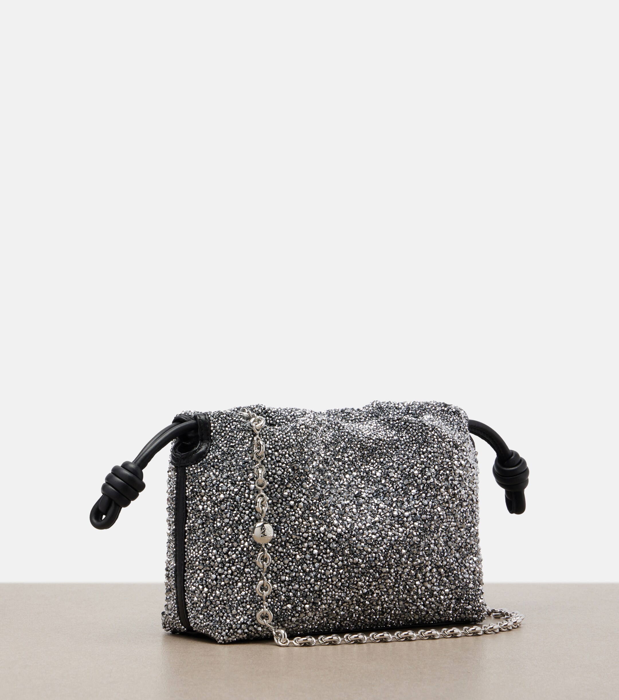 Loewe Flamenco Mini beaded clutch