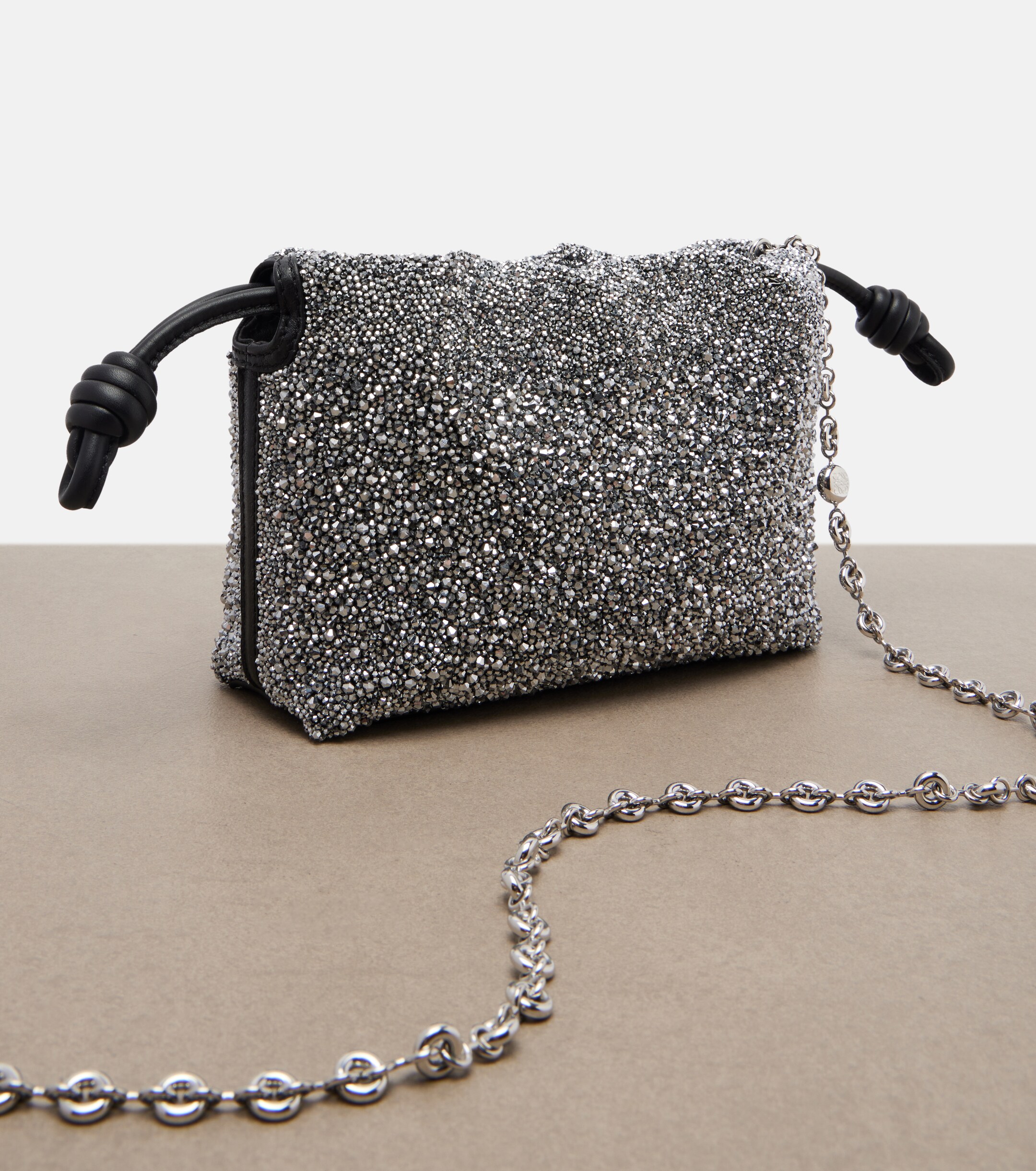 Loewe Flamenco Mini beaded clutch