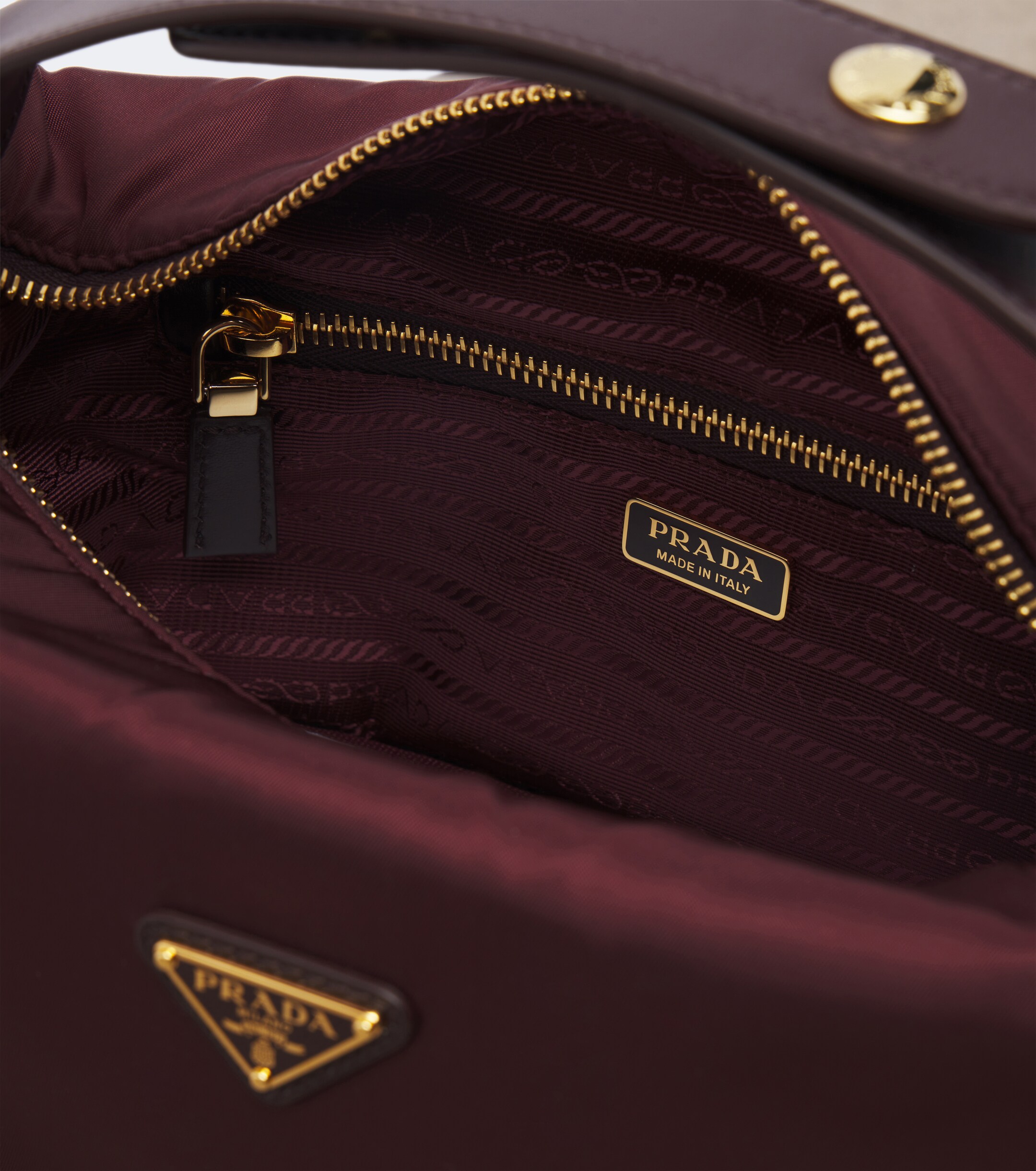 Prada Prada Prada Chérie Mini Re-Nylon top-handle bag